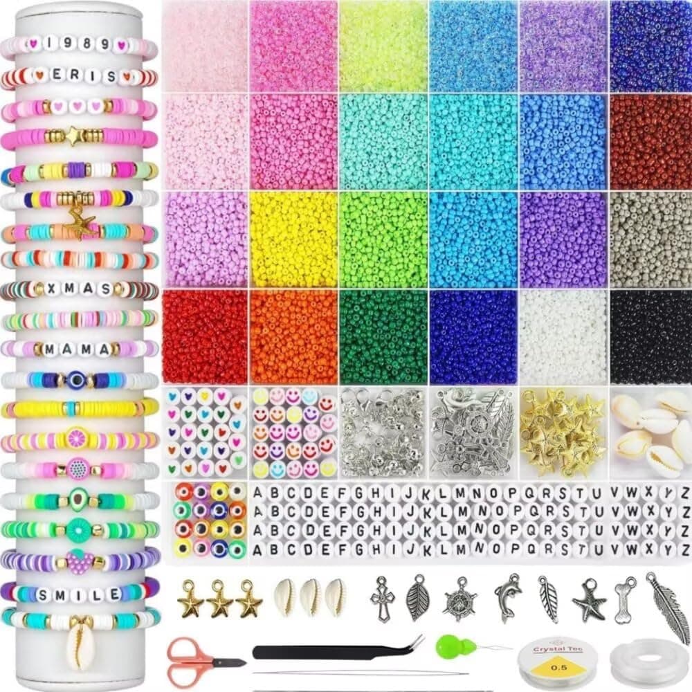 EDECOR 17000+ Cuentas para Pulseras
