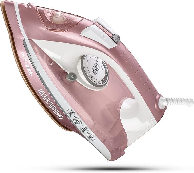 Plancha de Vapor Black+Decker Pearl Glide Color Rosa Modelo IR23972