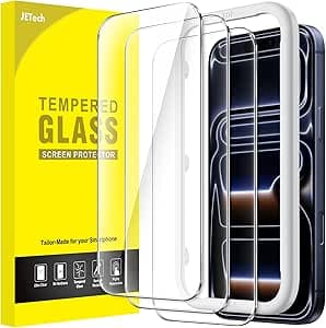 JETech Protector Pantalla para iPhone 17 Pro 6.3 Pulgadas