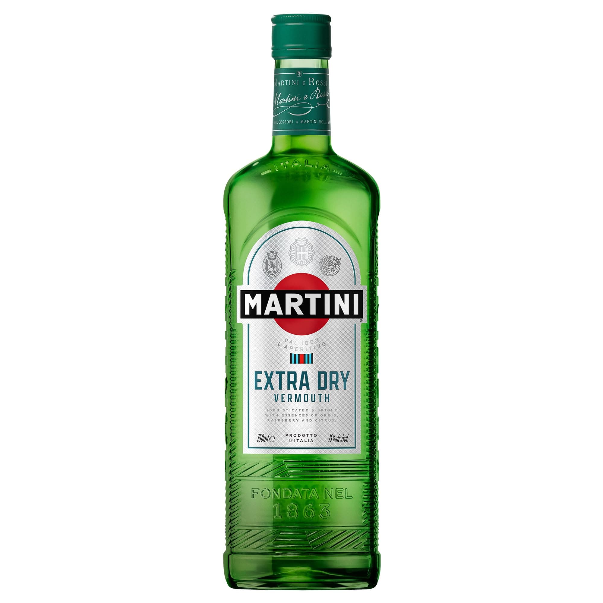 MARTINI, Extra Dry, Vermouth Seco, Cóctel, Aperitivo Vermut, Producto del Portafolio Bacardí, 750 ml