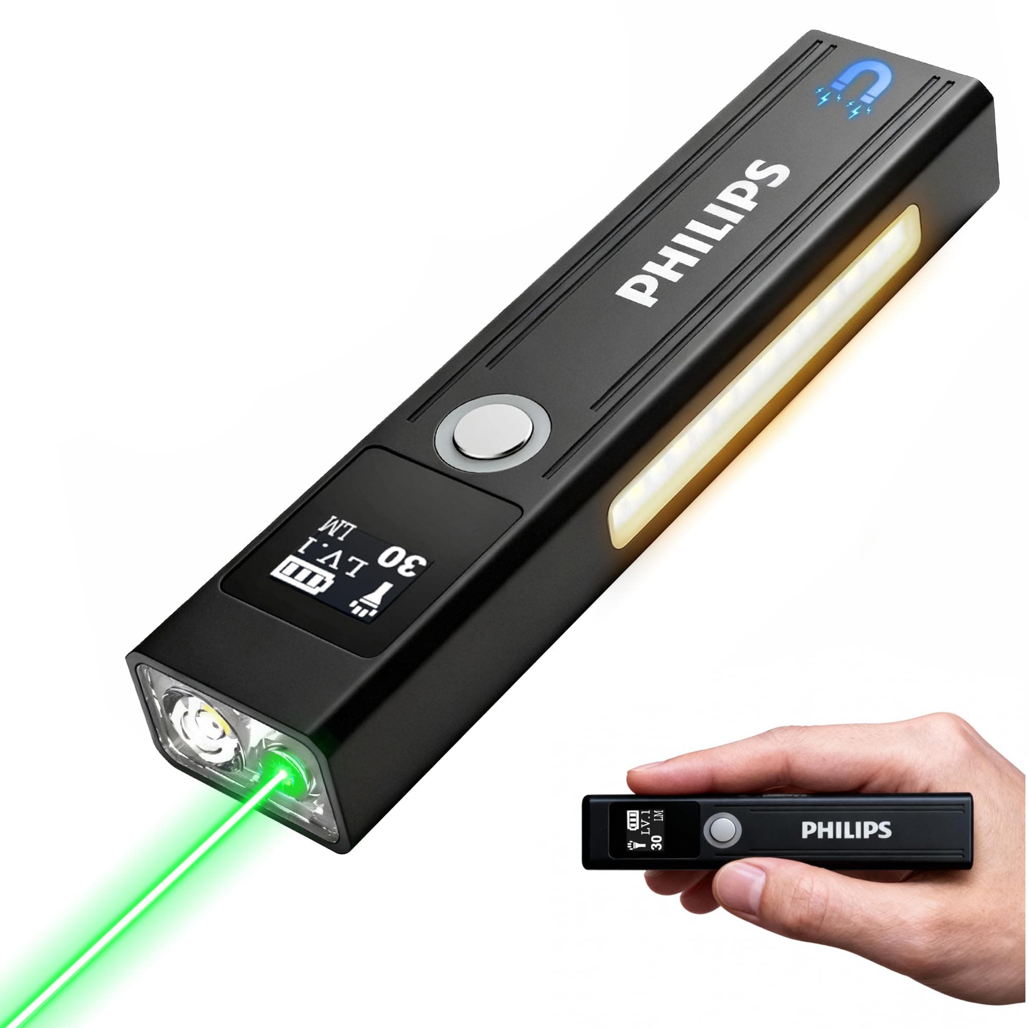 PHILIPS SFL6256 Linterna LED 1200LM Recargable Táctica
