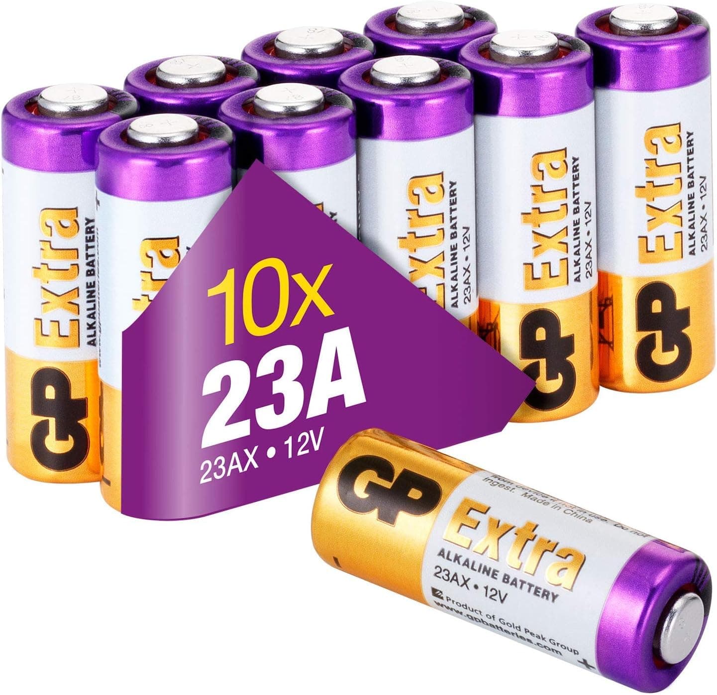 GP Pilas Alcalinas 23A (23 A) 12 V Batteries
