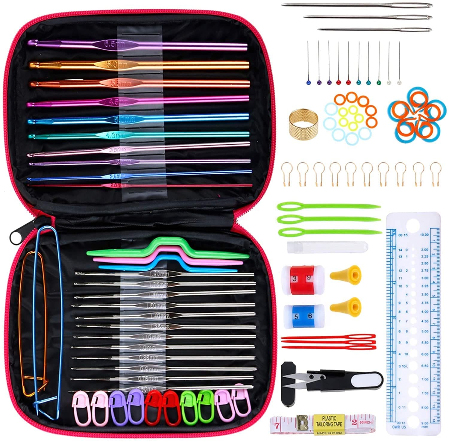 Agujas de Ganchillos 100 Pcs