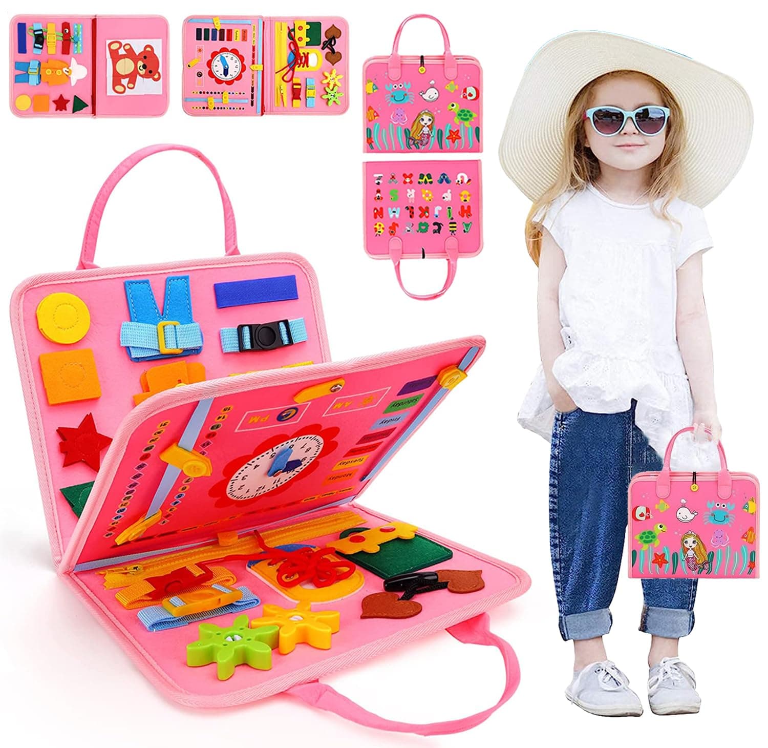 MHKBD Juguetes Montessori Tablero Ocupado