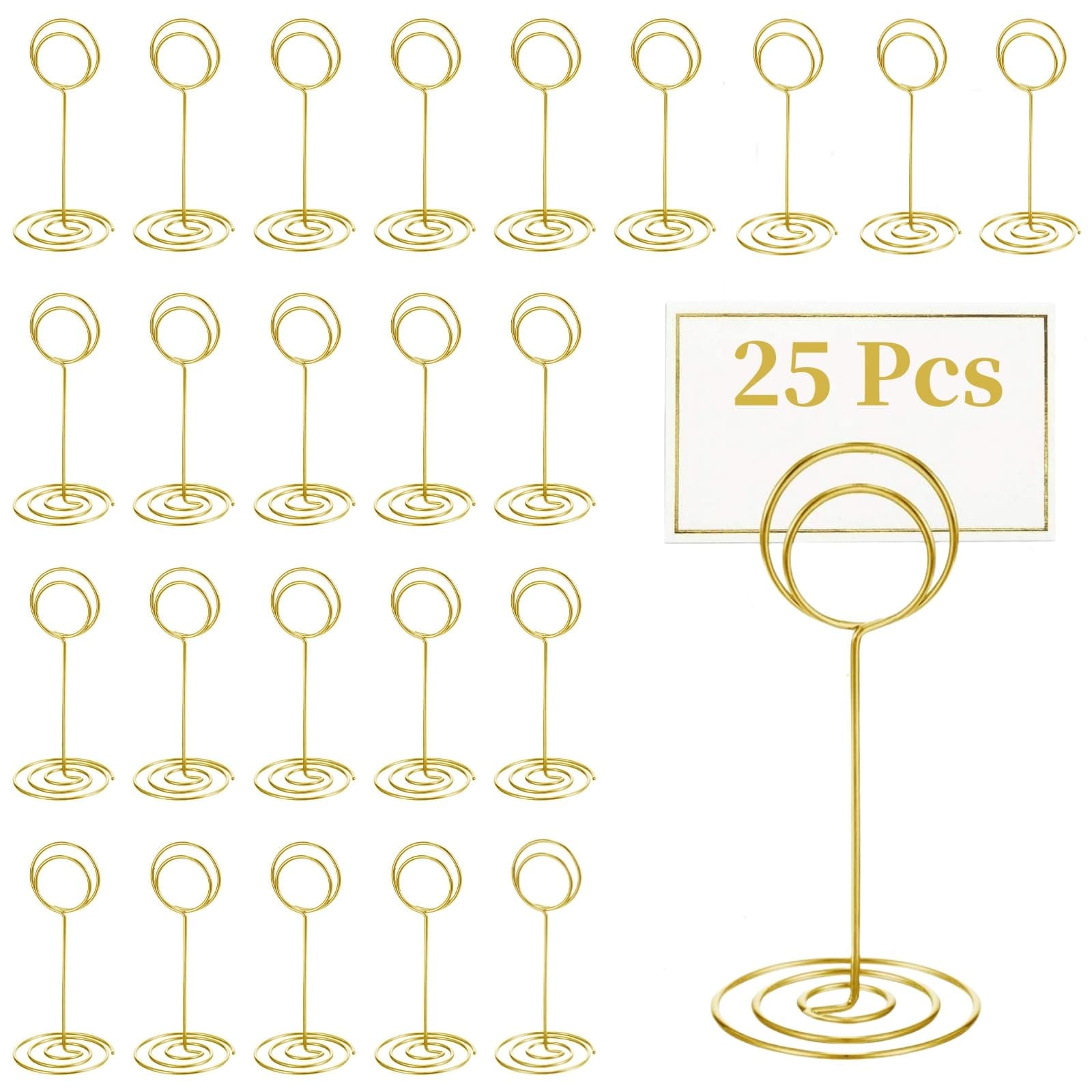 25 Pcs Soportes para Números de Mesa