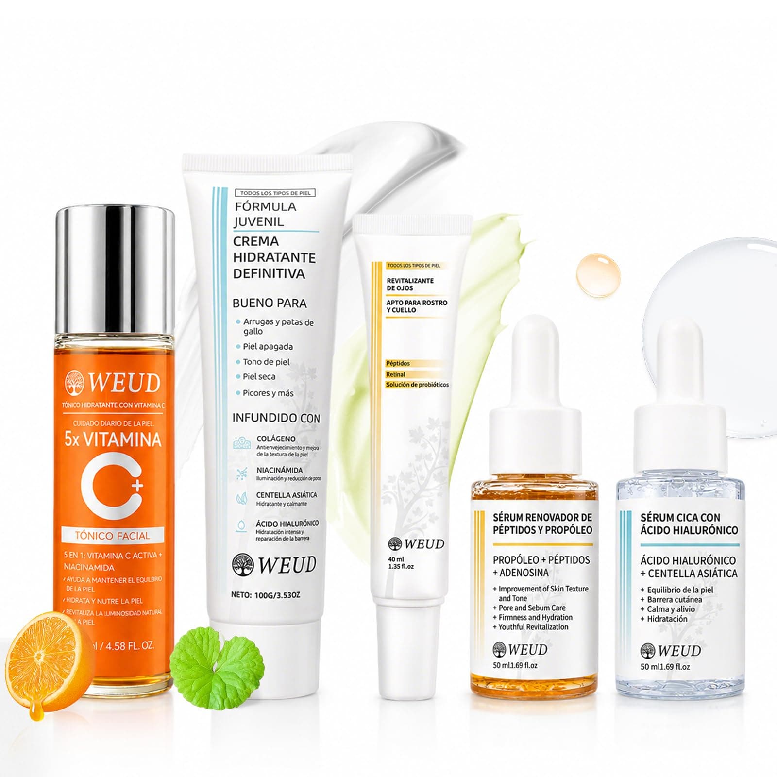 WEUD Skin Care Coreano 5 En 1 Kit
