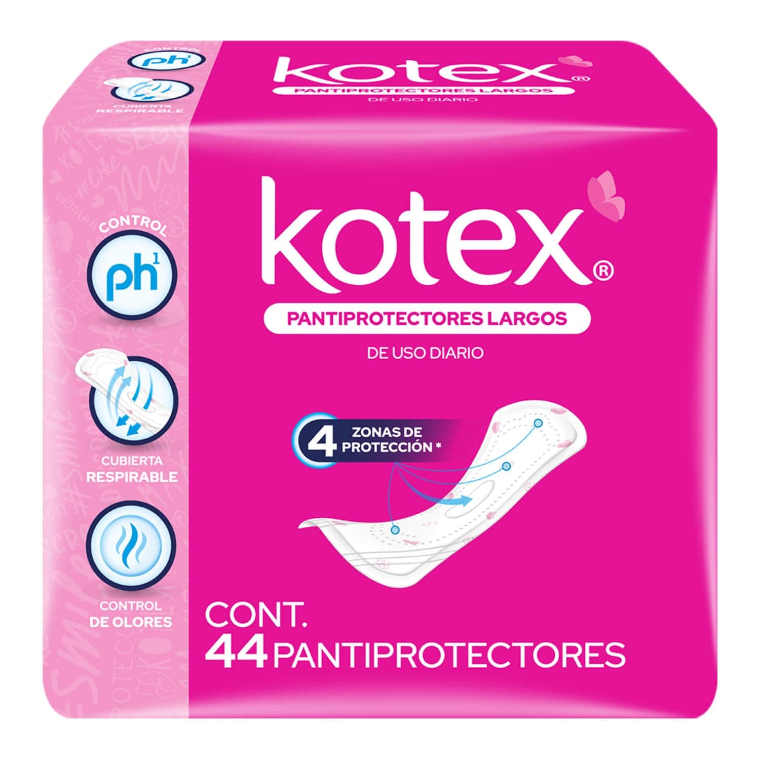 Kotex Pantiprotectores Largo