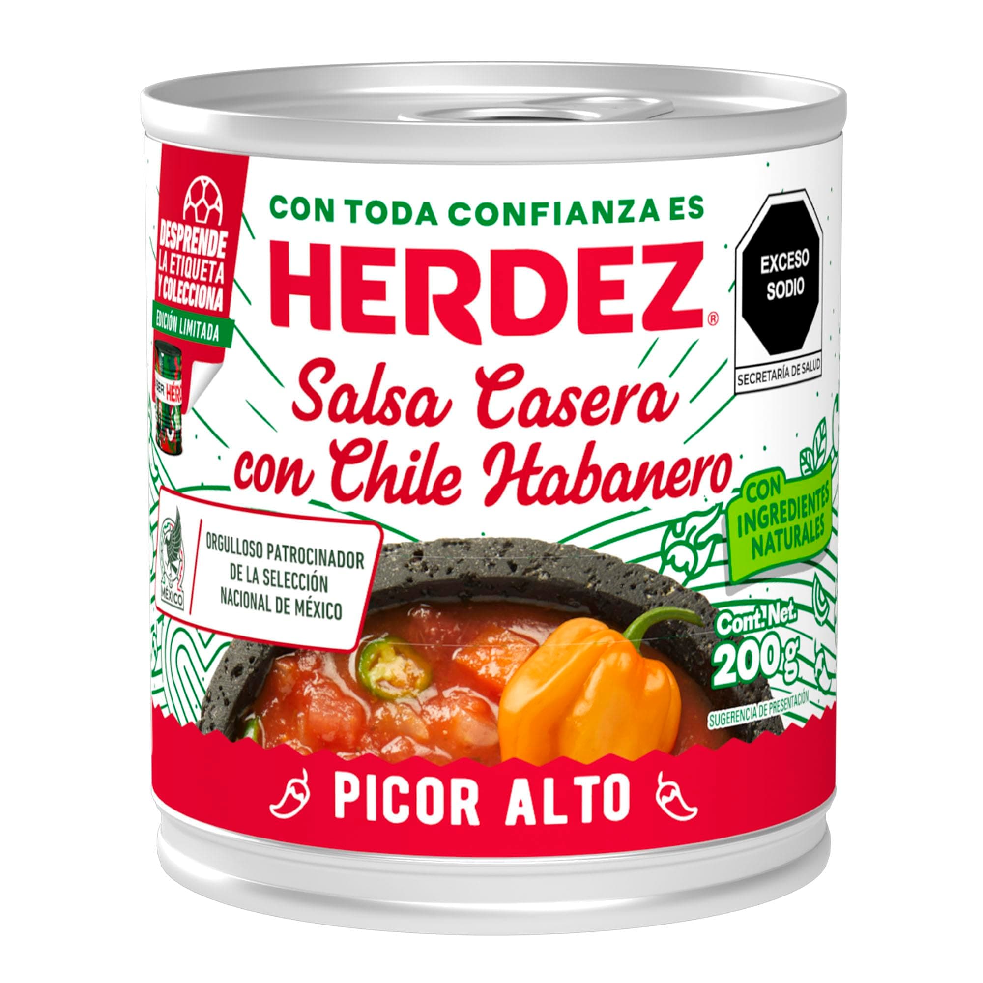 Herdez Salsa Casera Habanero 200 g