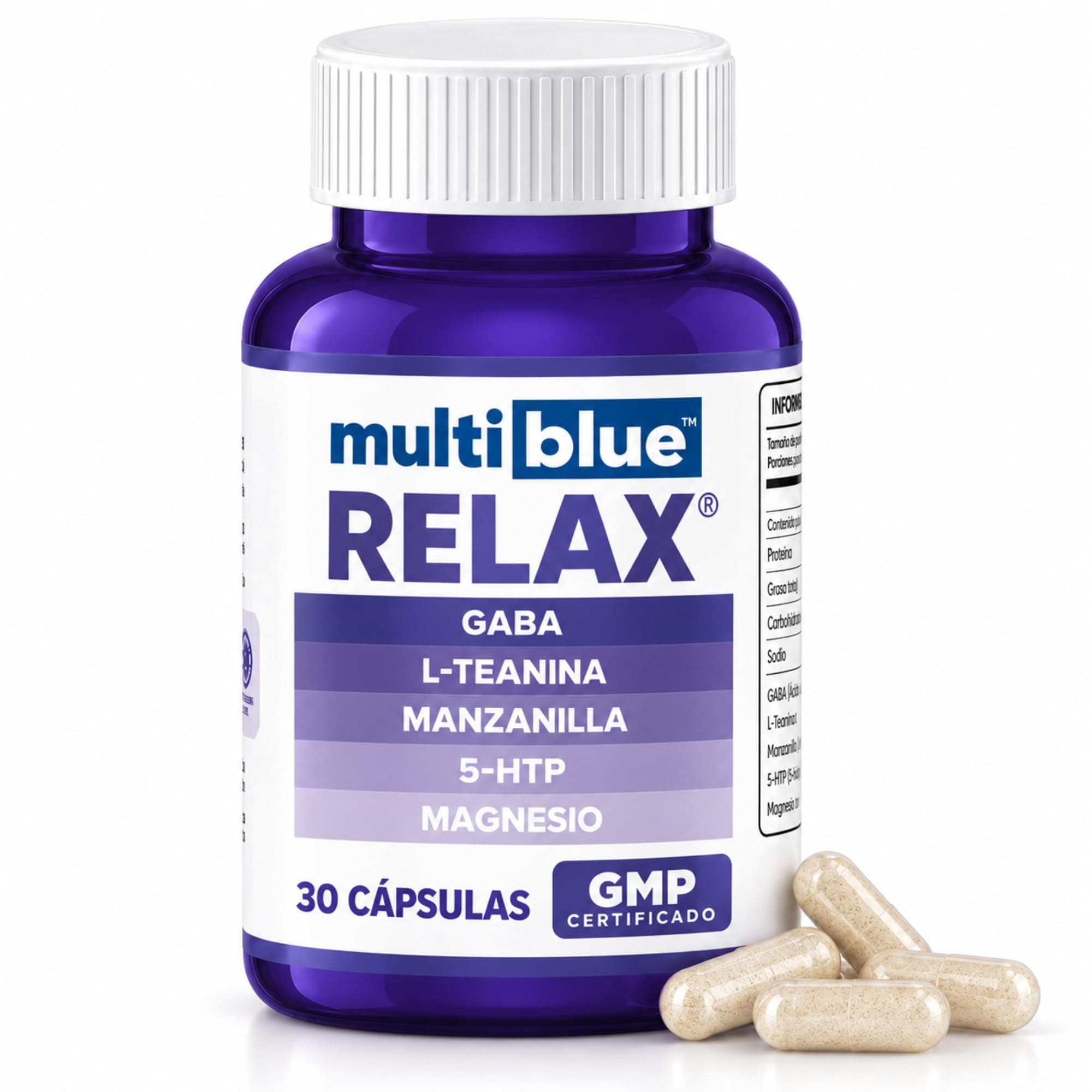 MultiBlue - RELAX | Fórmula de Glicinato de Magnesio