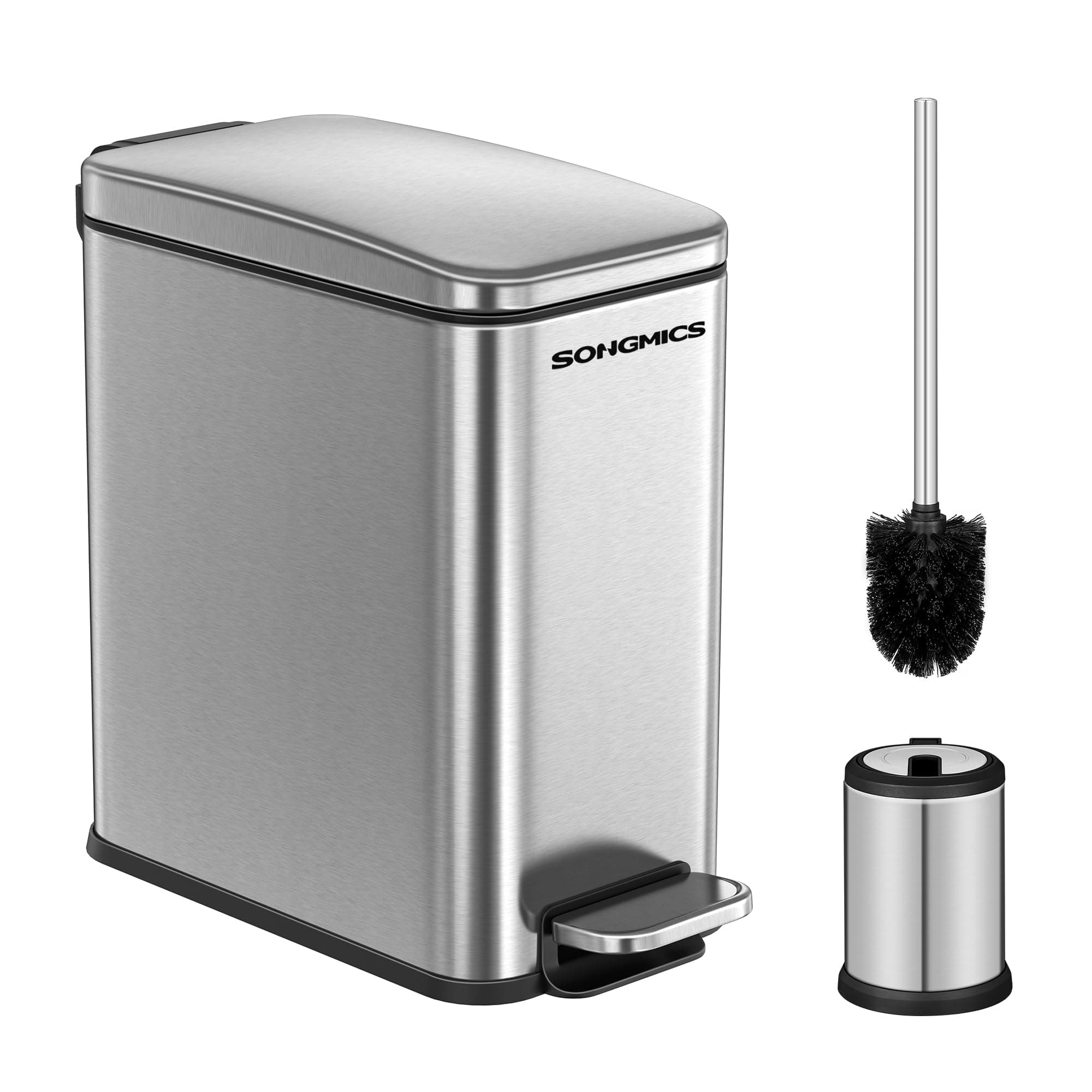 SONGMICS Bote de basura con Pedal 5L