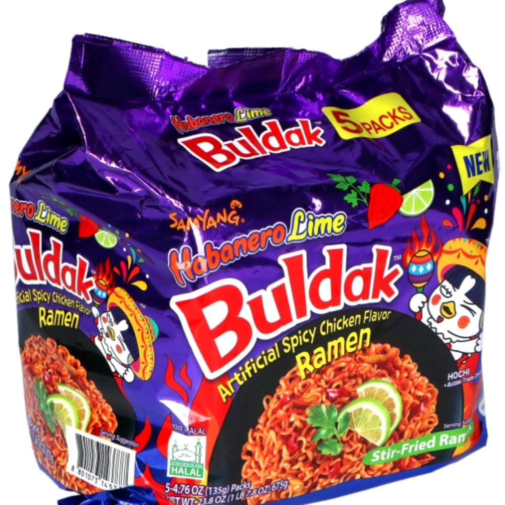 Samyang Fideos instantáneos coreanos Buldak Hot Chicken Spicy Ramen