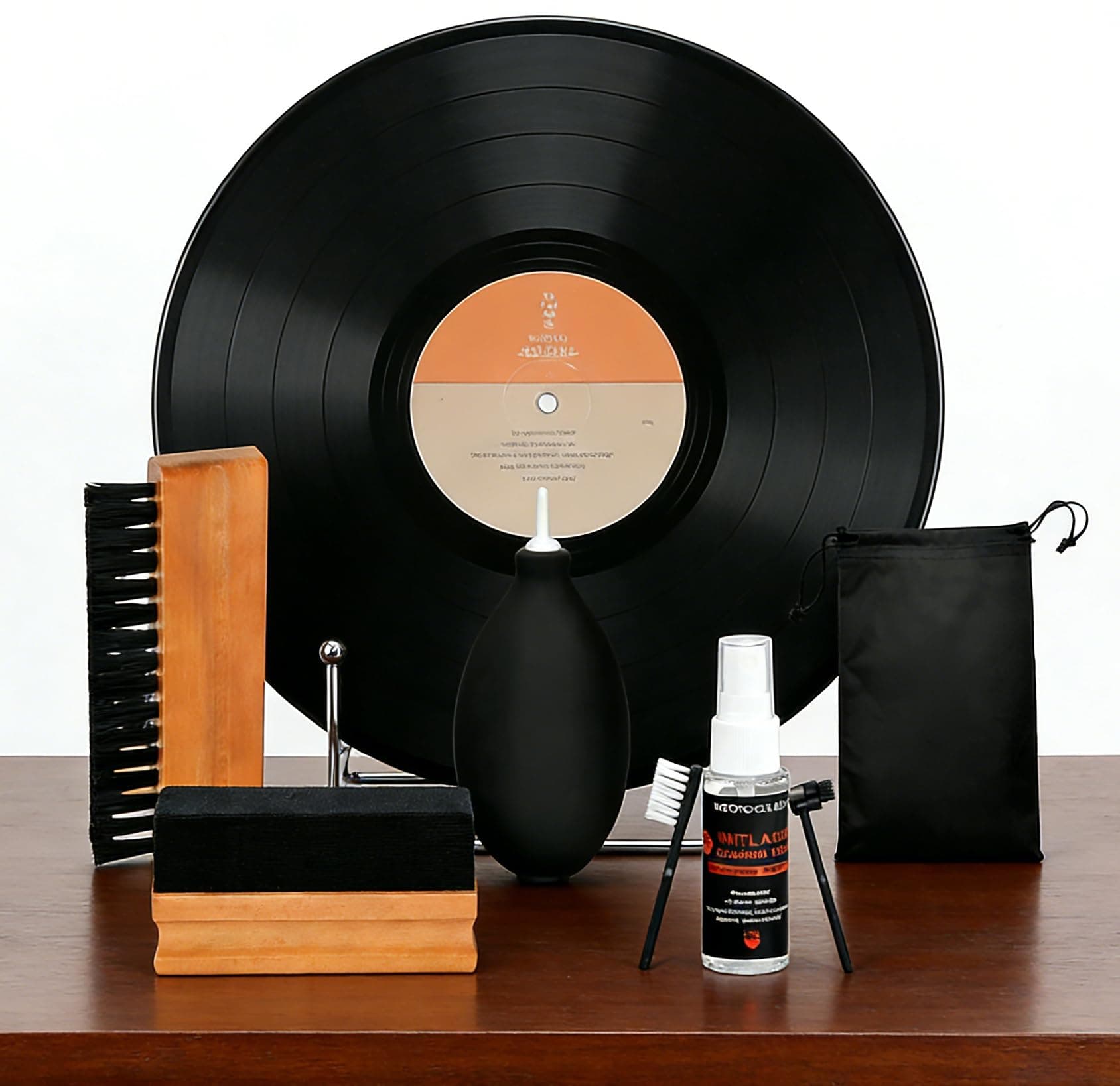 Kit de Limpieza de Discos de Vinilo 7 en 1