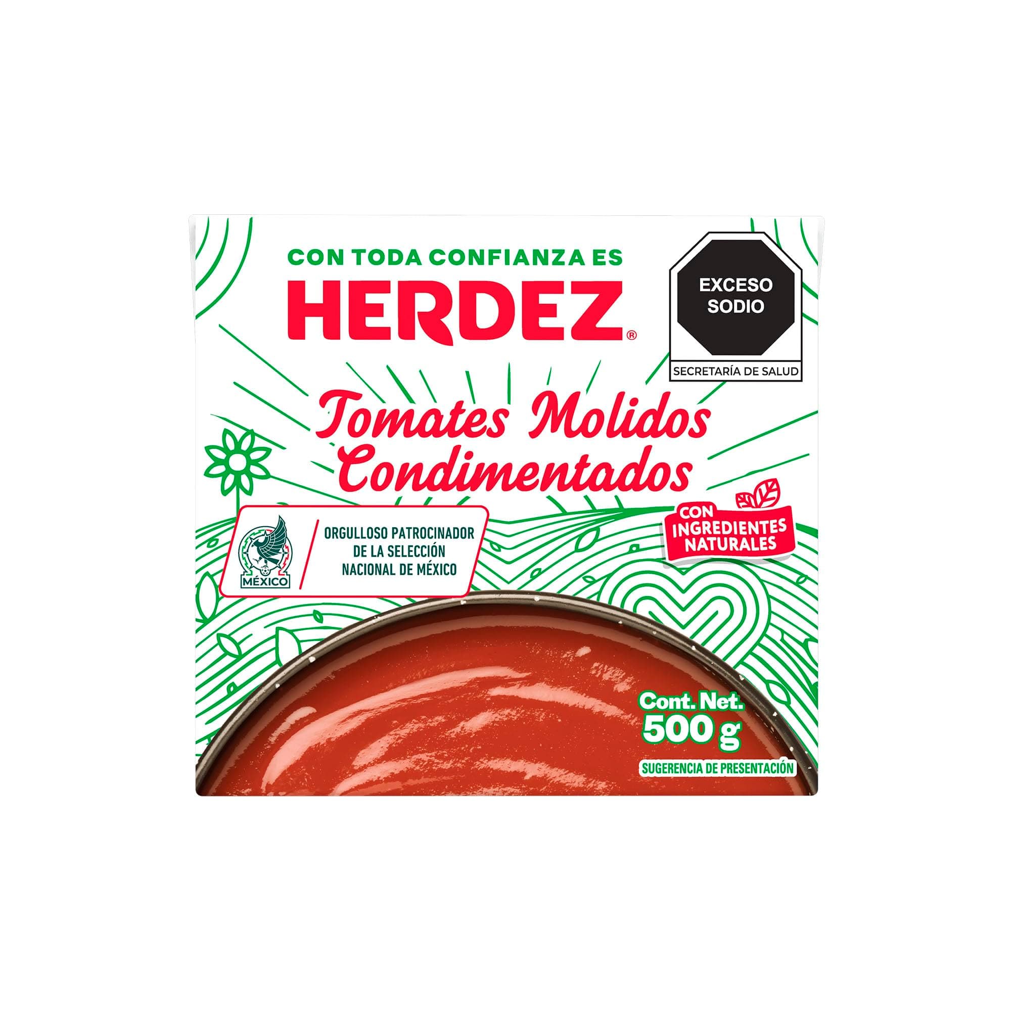 Herdez Tomates Molidos condimentados 500 g