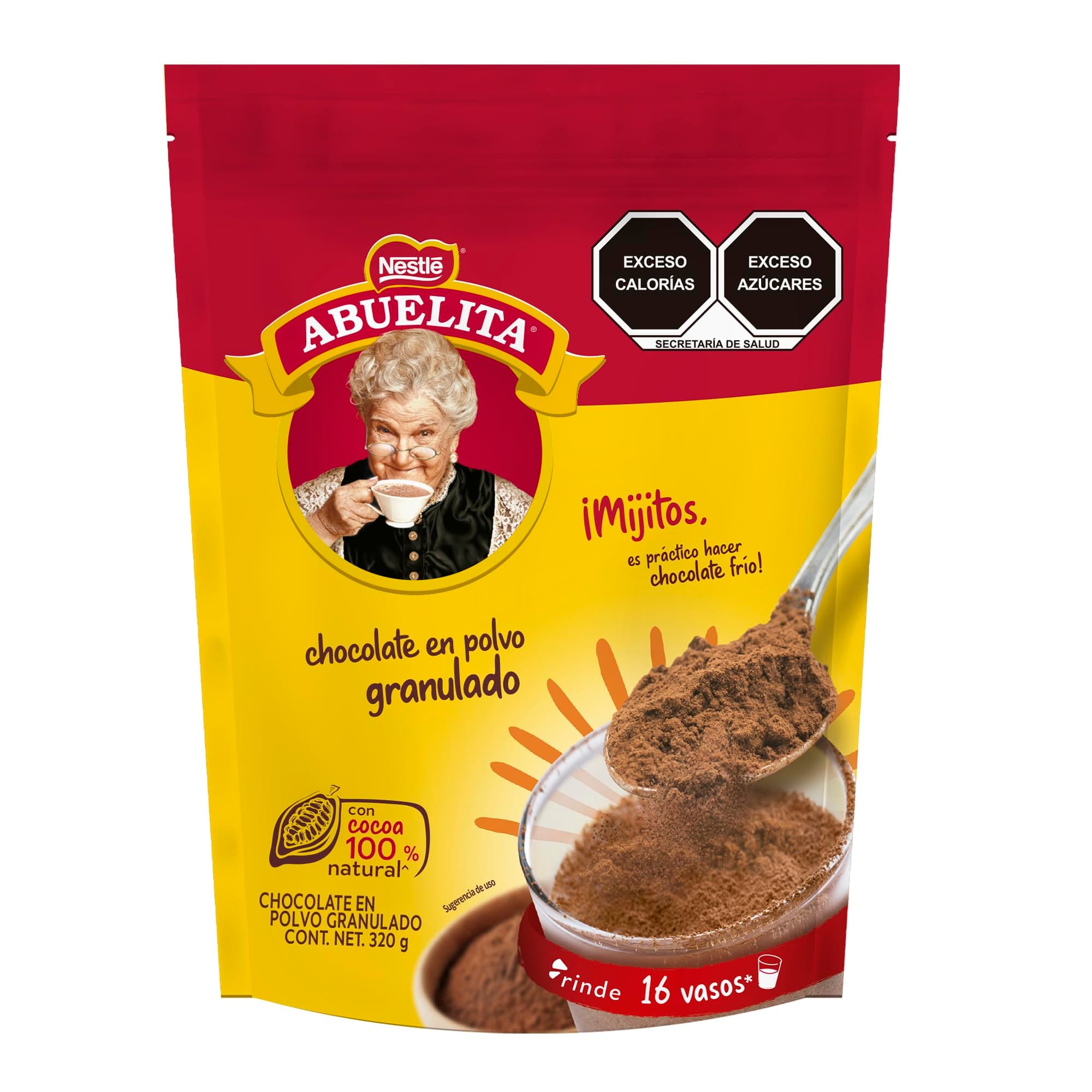 Chocolate Abuelita en Polvo Bolsa Resellable de 320g