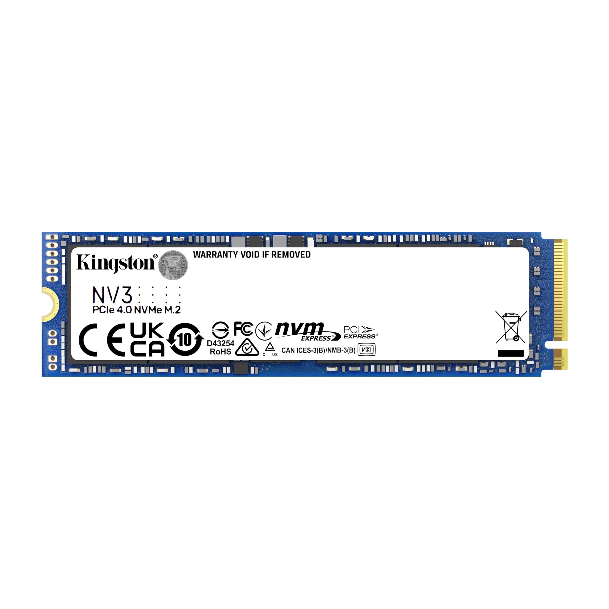 Kingston SSD NV3, Capacidad: 2000GB, Factor de Forma: M.2 2280, Interfaz: NVMe PCIe Gen 4.0 x 4