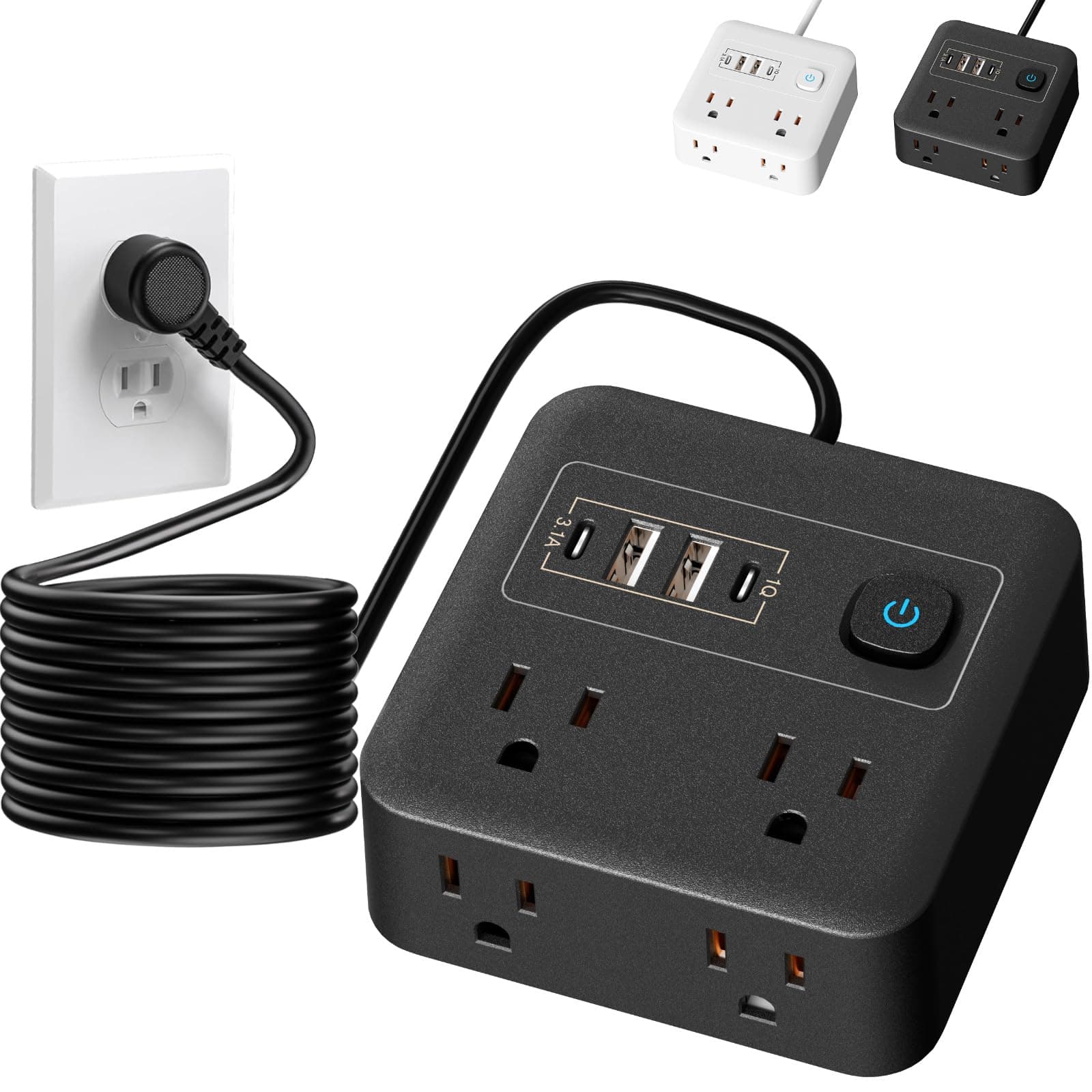 KIROGILY Multicontacto Extension Electrica