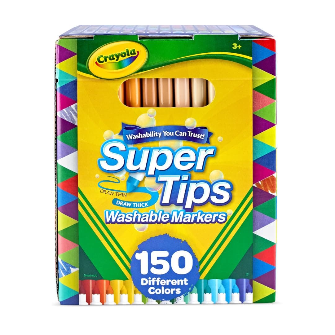 Crayola SuperTips Marcadores 150 unidades