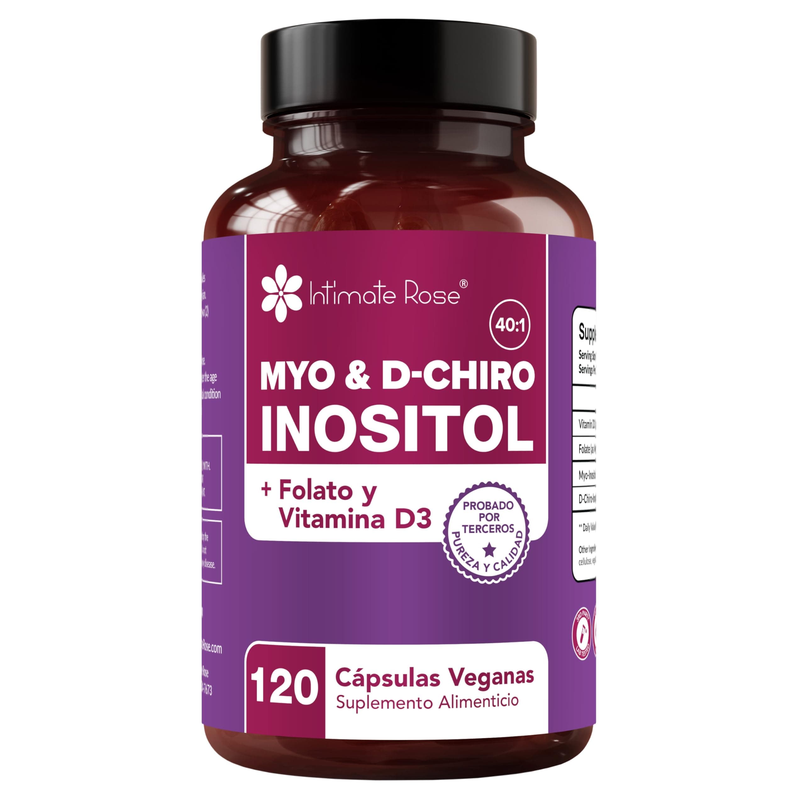 Myo y D-Chiro Inositol con Folato