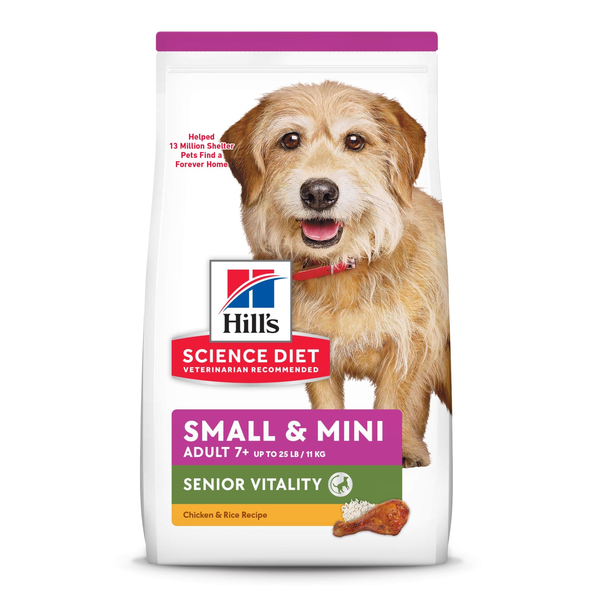 Hill's Science Diet Small Mini Croquetas para Perro Senior 7+ Pollo 1.6Kg