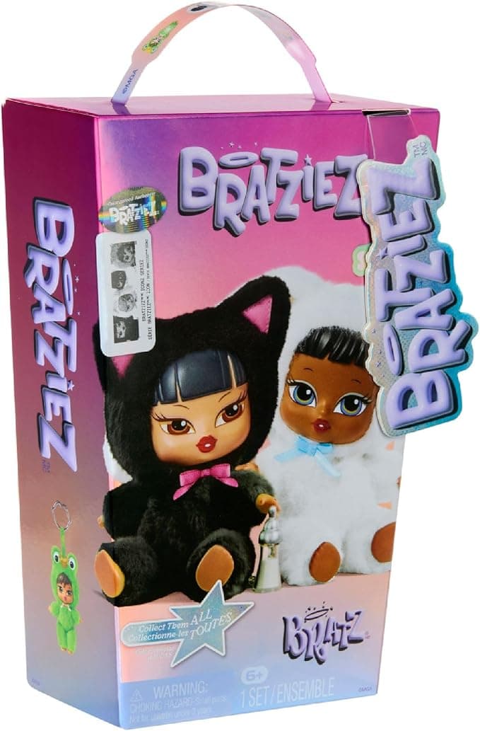 Bratz, Bratziez Iconz Plush Caja Sorpresa, Peluche Coleccionable