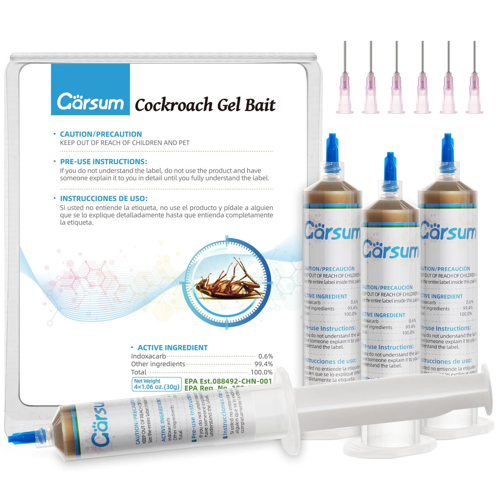 Garsum - Cebo en Gel, Mata Cucarachas