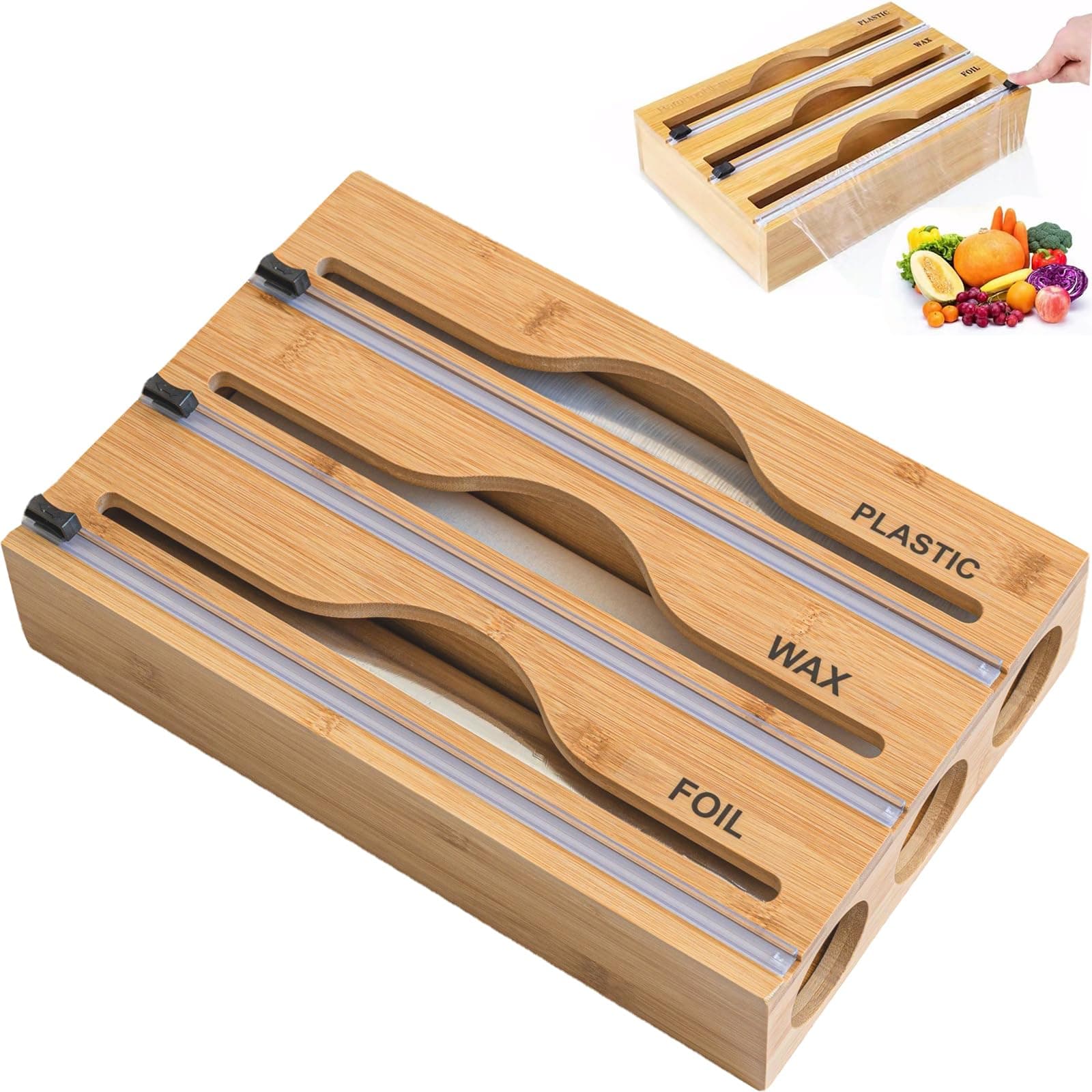 WOAZNSK Dispensador de Papel de Aluminio