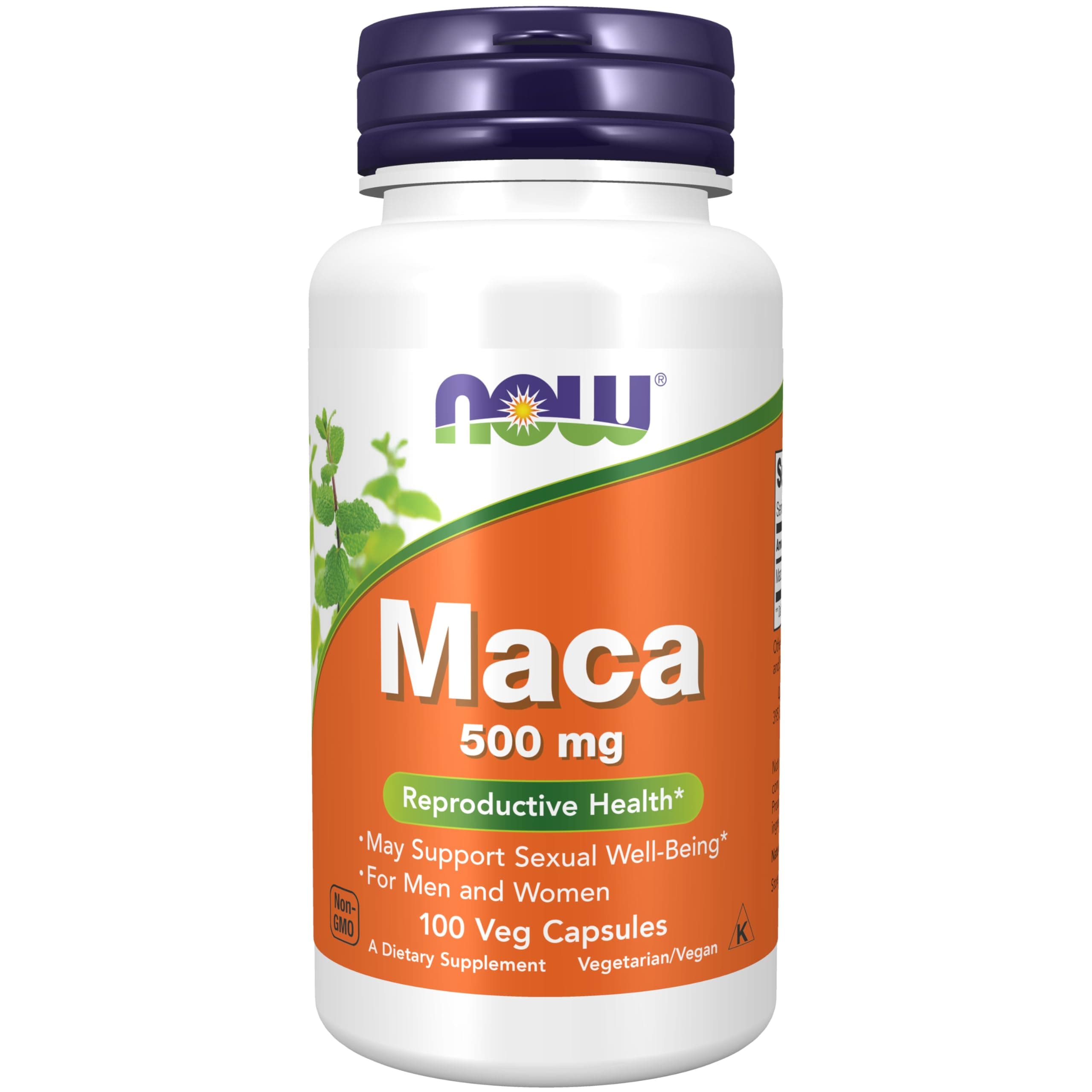 NOW Foods Maca 500mg, 100 Capsules