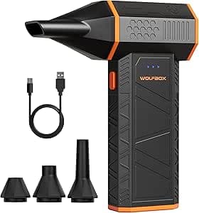WOLFBOX Plumero de Aire Eléctrico MF50 con 110