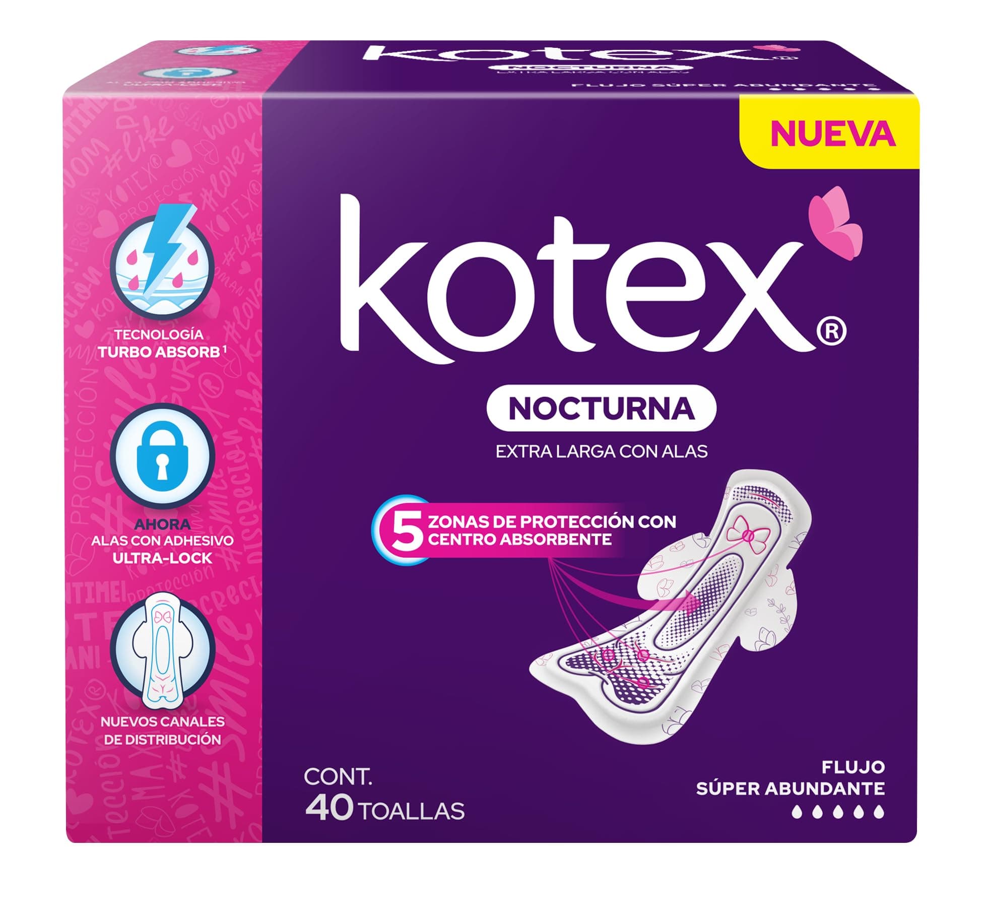 Kotex Nocturna Extra Larga