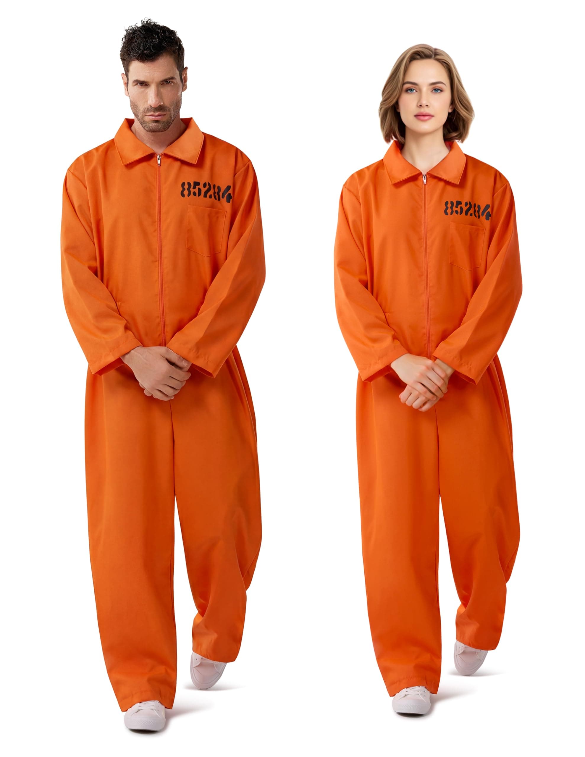 Spooktacular Creations Traje de prisionero de Halloween para hombre
