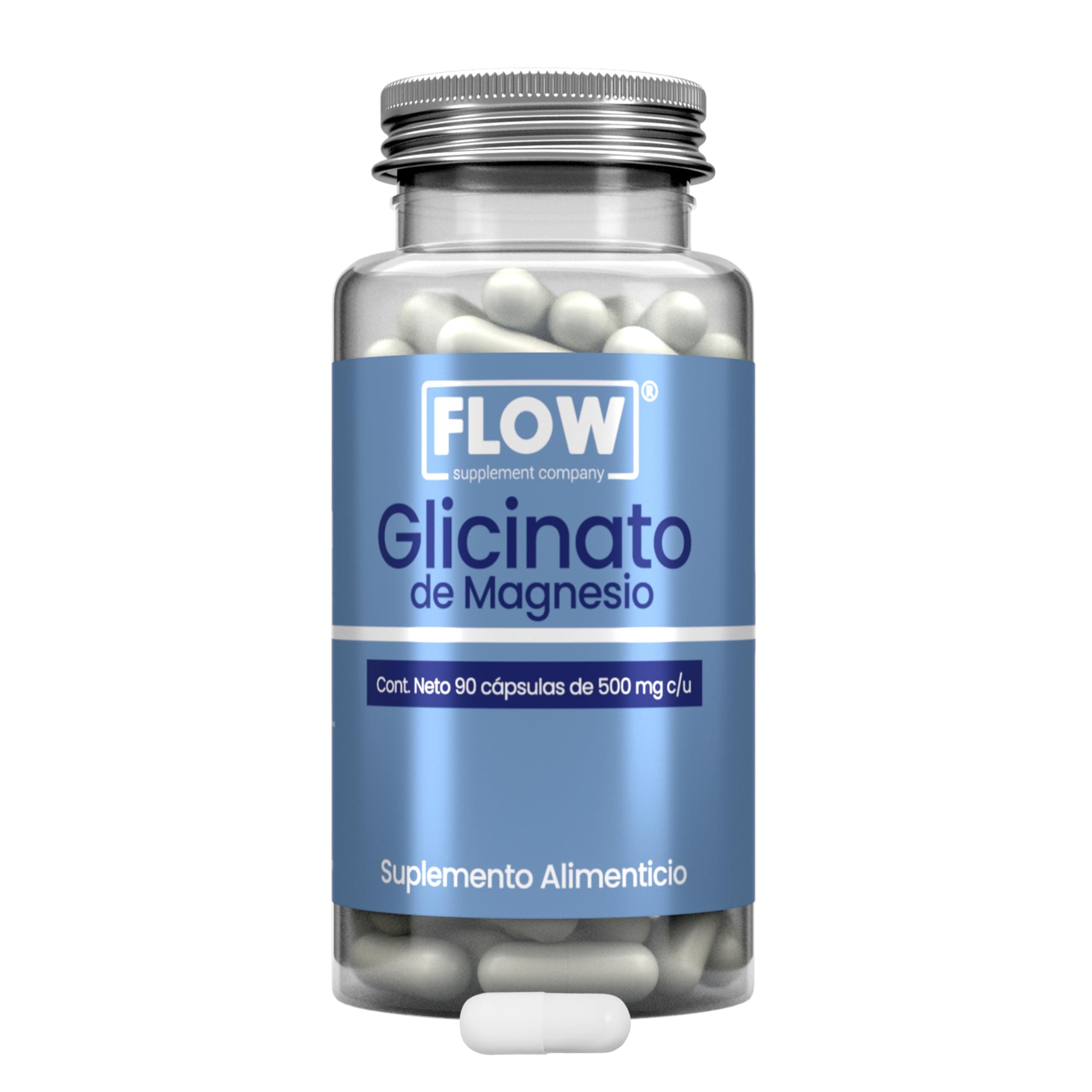 Flow Supplements | Glicinato de Magnesio 500 mg