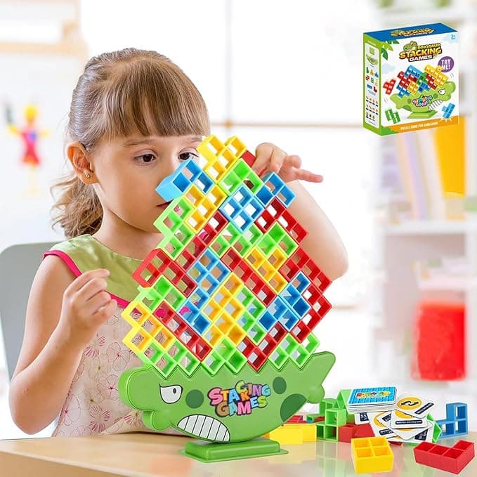 ZHEYU Juego Equilibrio Torre Tetra
