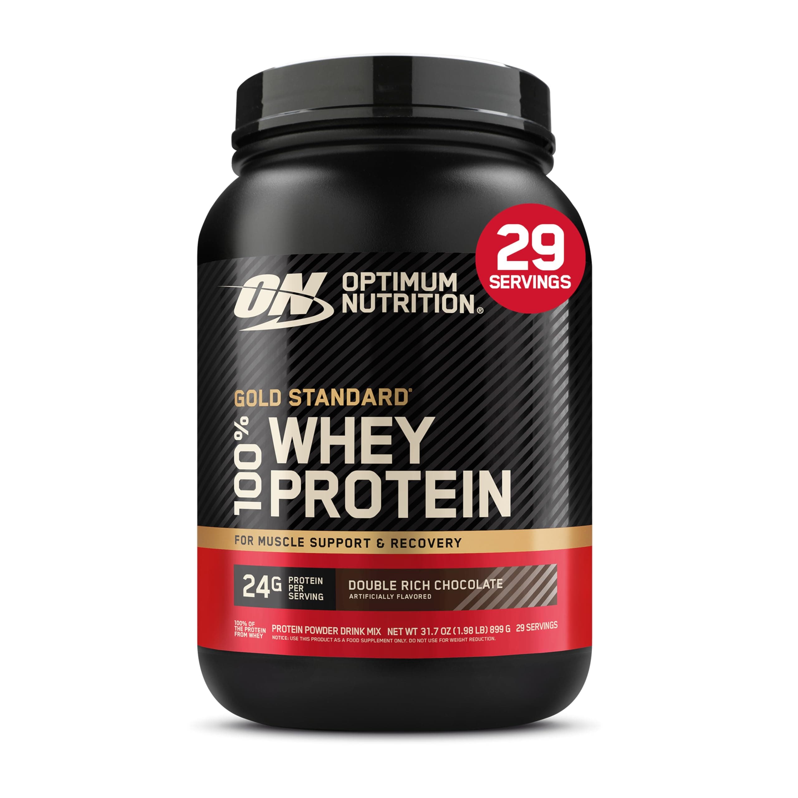 Optimum Nutrition Gold Standard 100% Whey Gold Standard Chocolate, 2 lb