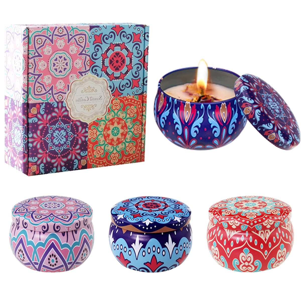 DQST Velas Aromaticas en 4 Latas