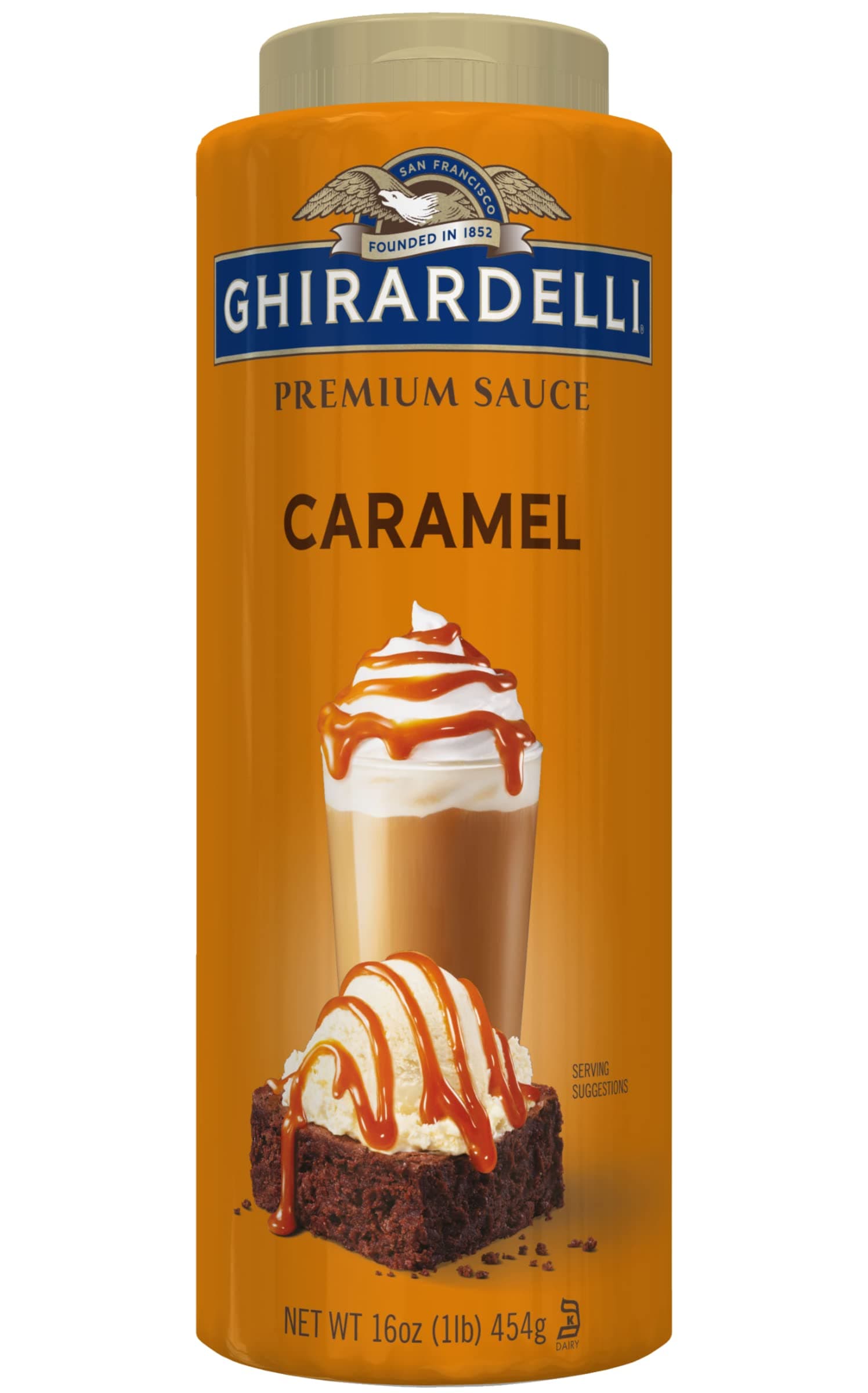 Ghirardelli Salsa Saborizada Caramelo Botella de 16 oz