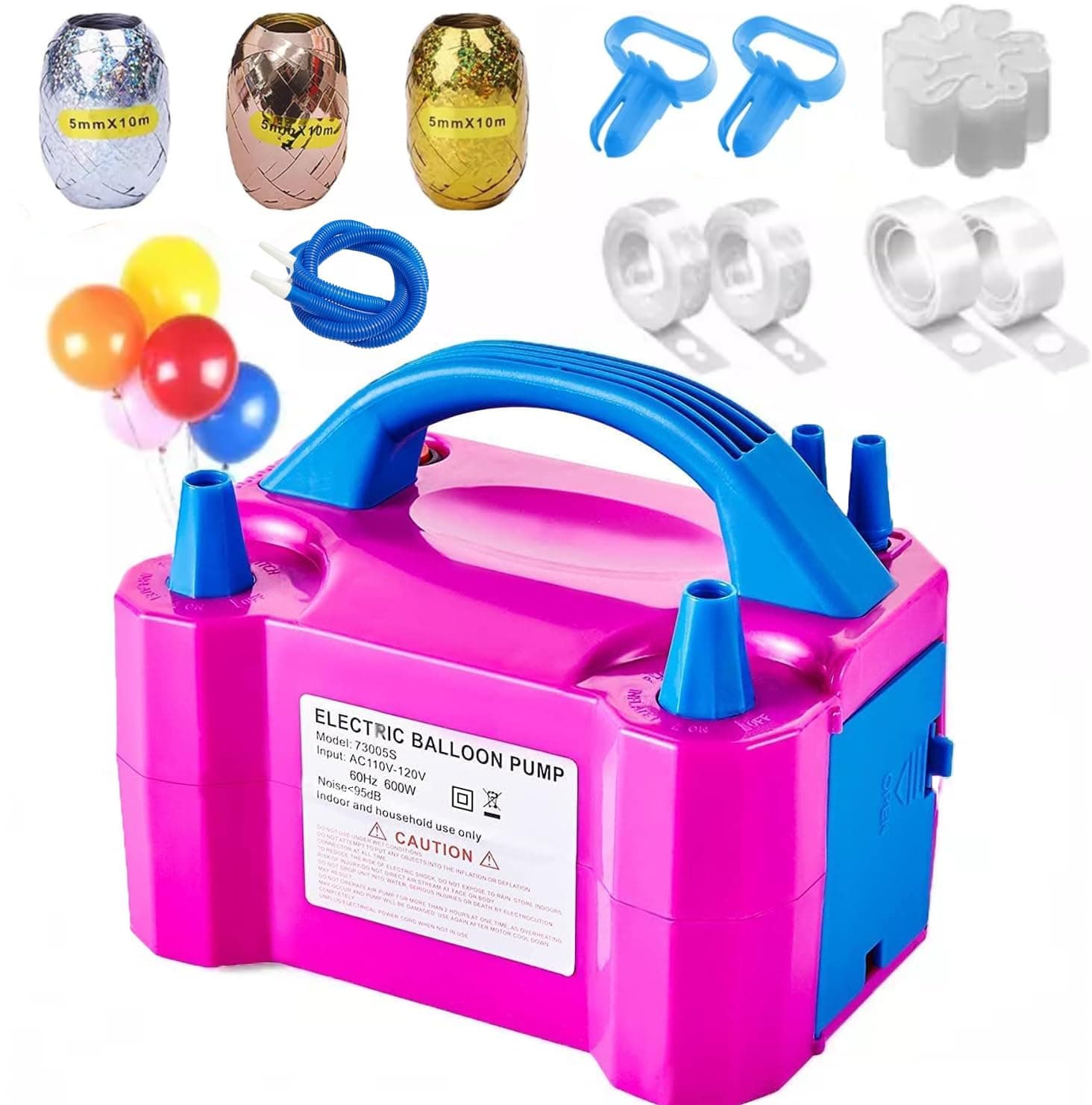 Ycybw Bomba de Globos Electrico