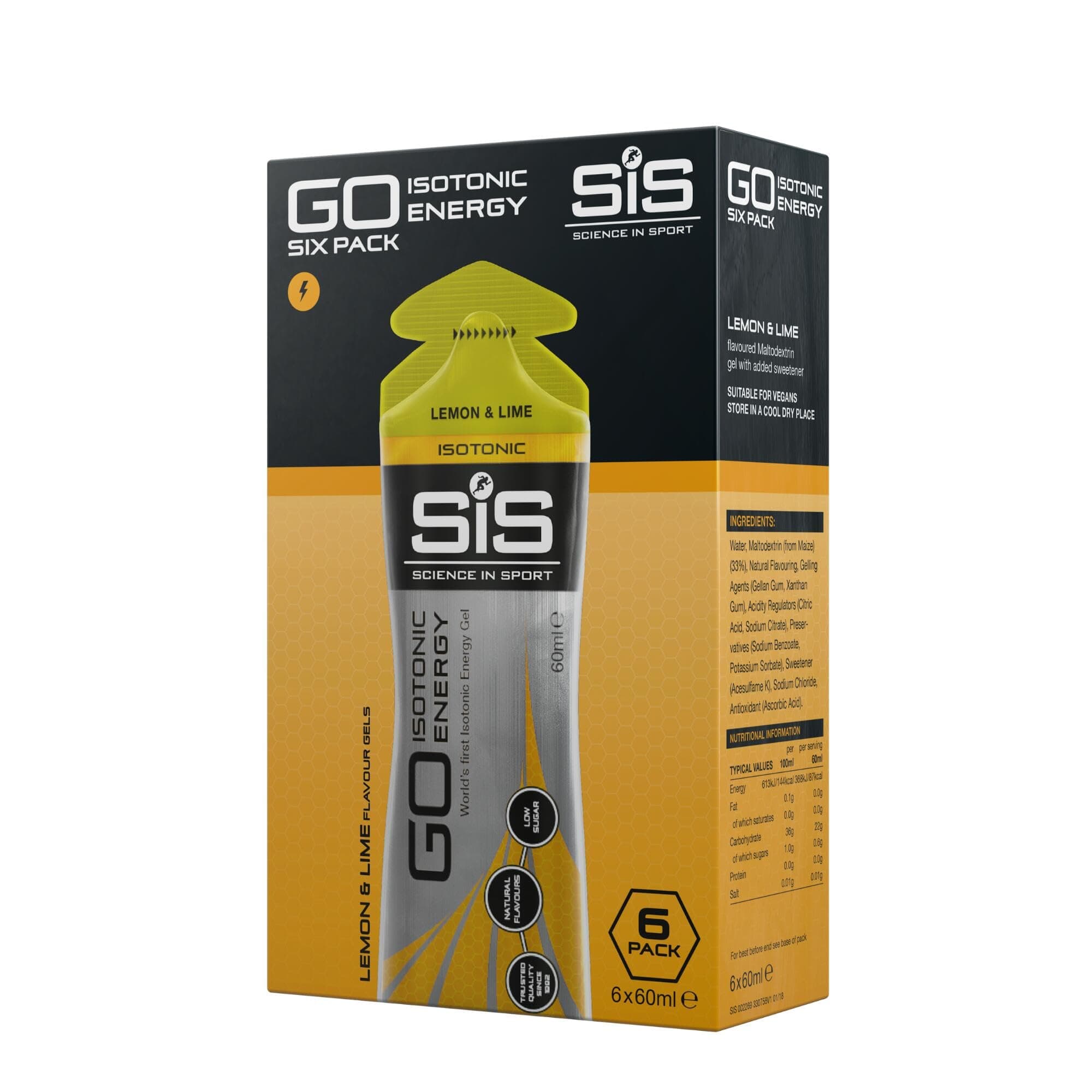 SiS GO Isotonic Energy Gel sabor Lima Limón