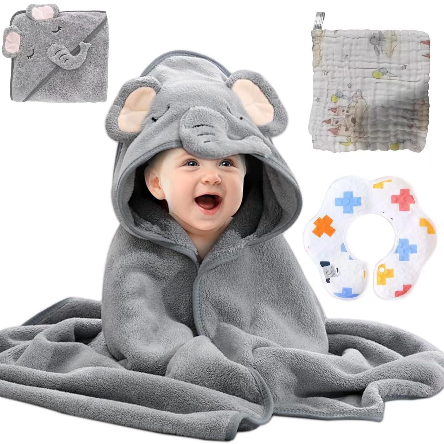 SOZOMO Toalla de Baño para Bebe