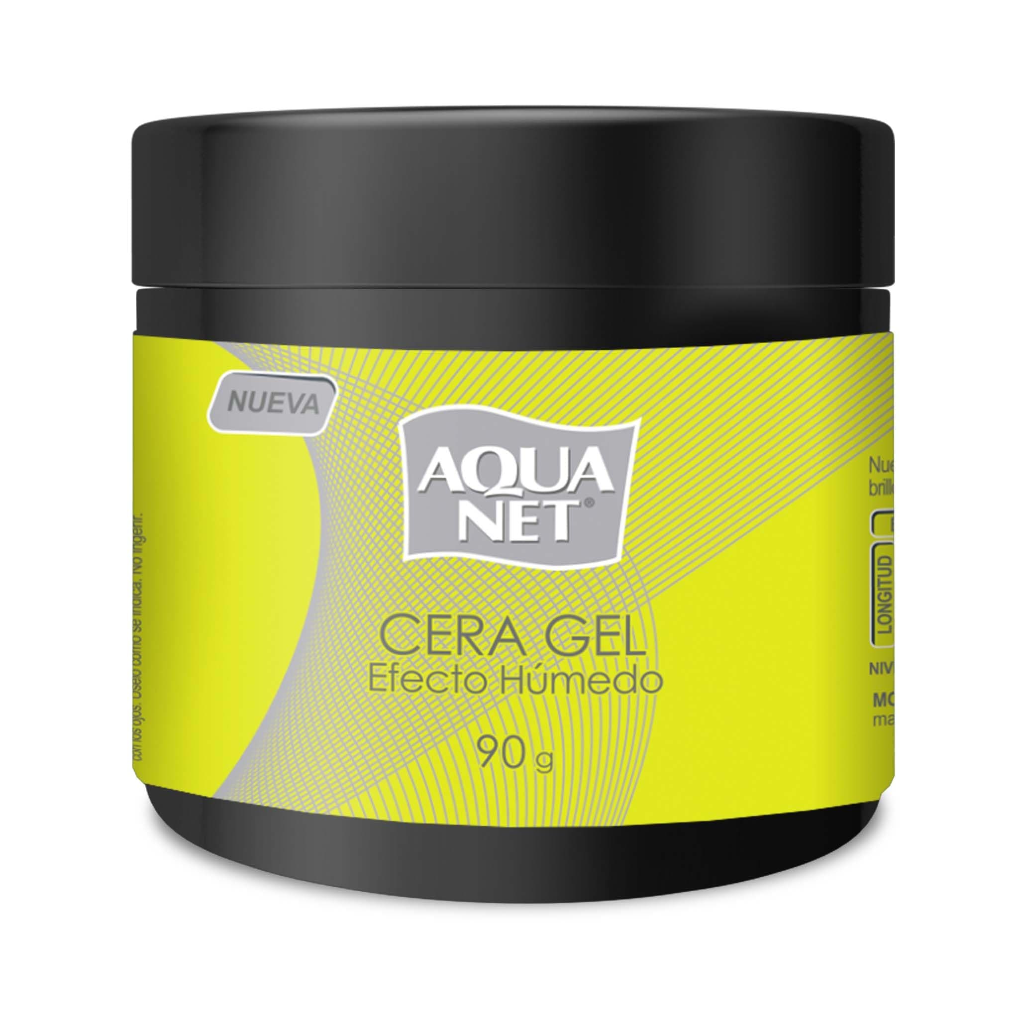 Aqua Net Cera Gel Efecto Humedo 90g