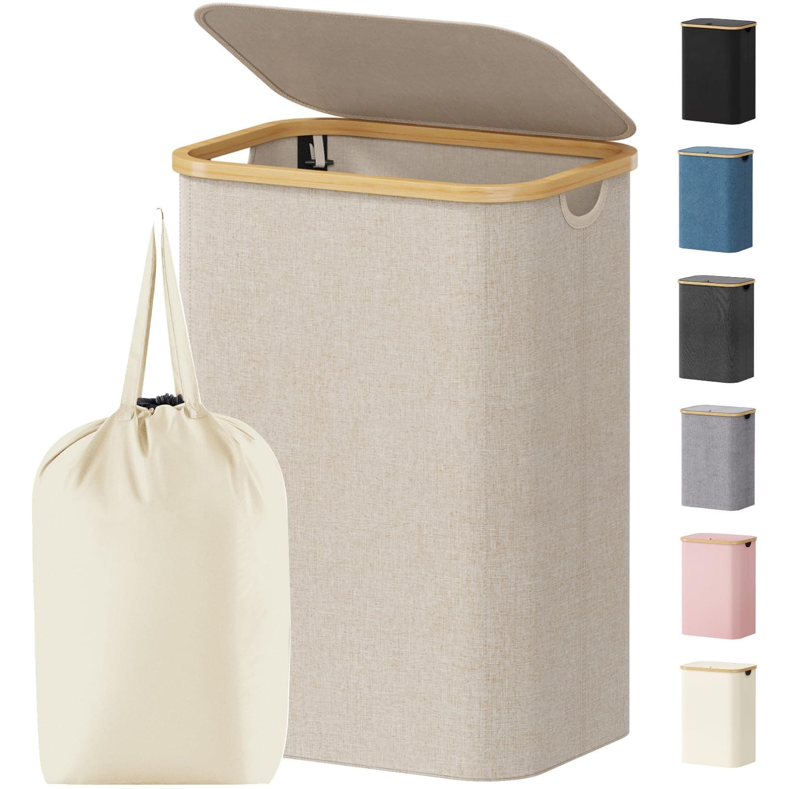 Lifewit Cesto para la Ropa Sucia de 80L