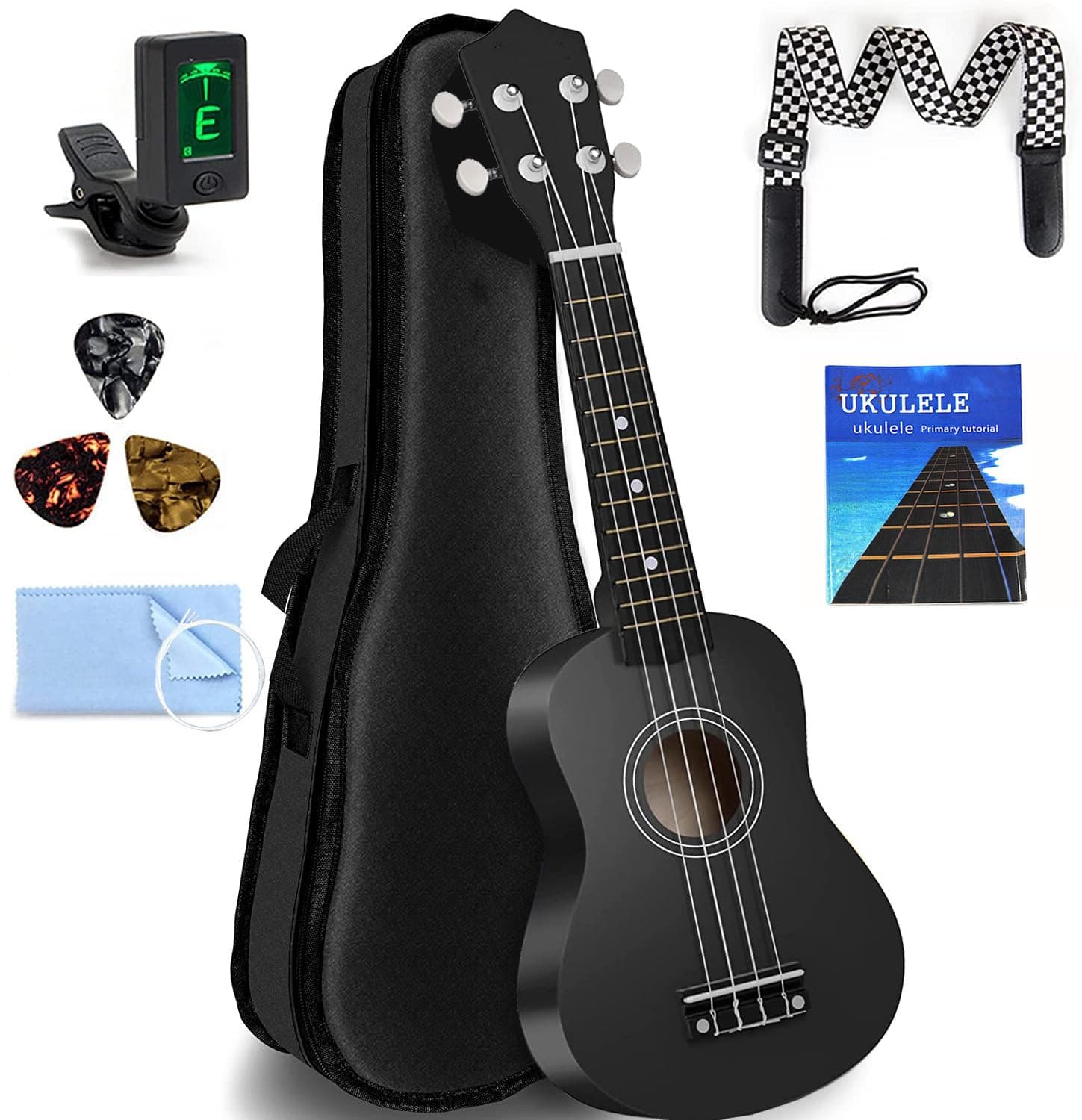 Ukelele de 21 pulgadas, Ukeleles Profesionales, Ukelele de 4 cuerdas para Principiantes