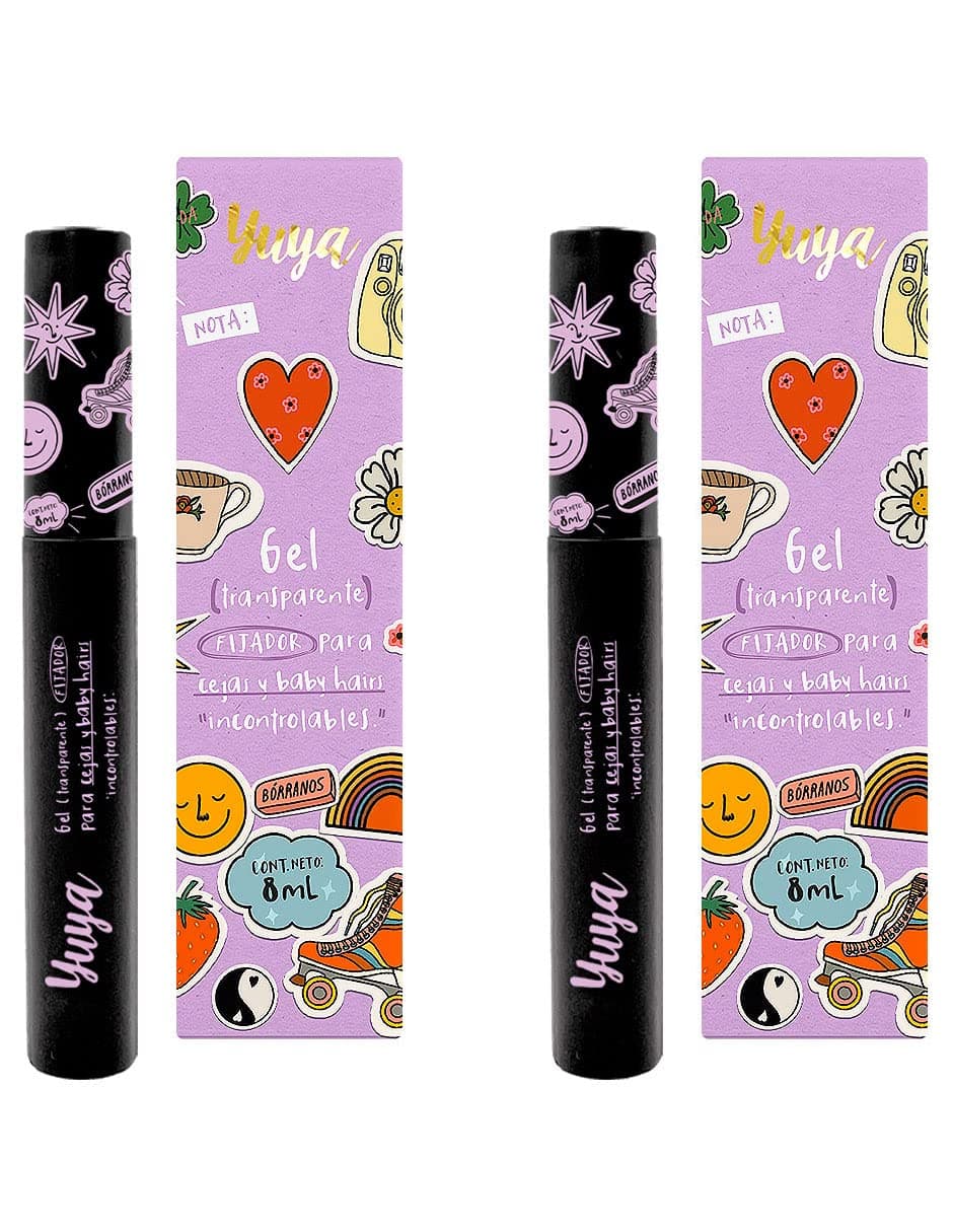 Yuya - Pack Gel Fijador para Cejas 8ml c/u (2 pzas)