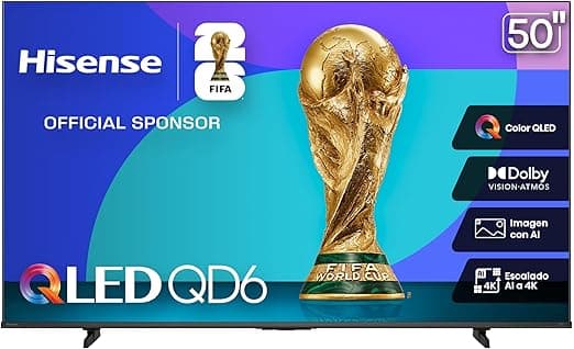 Hisense Television QD6QFM (Modelo 2025) Pantalla 50 Pulgadas