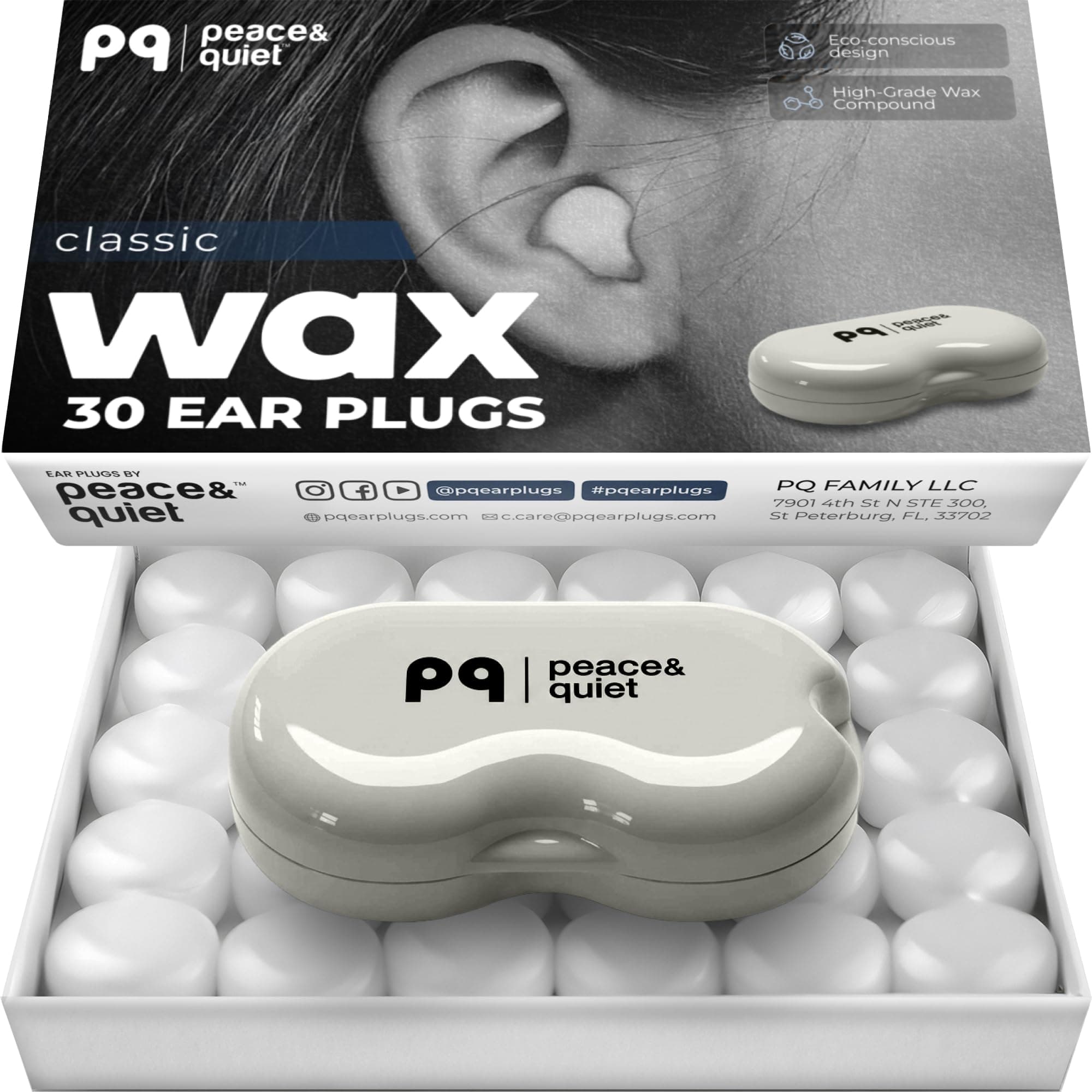 PQ Tapones de Cera para Dormir