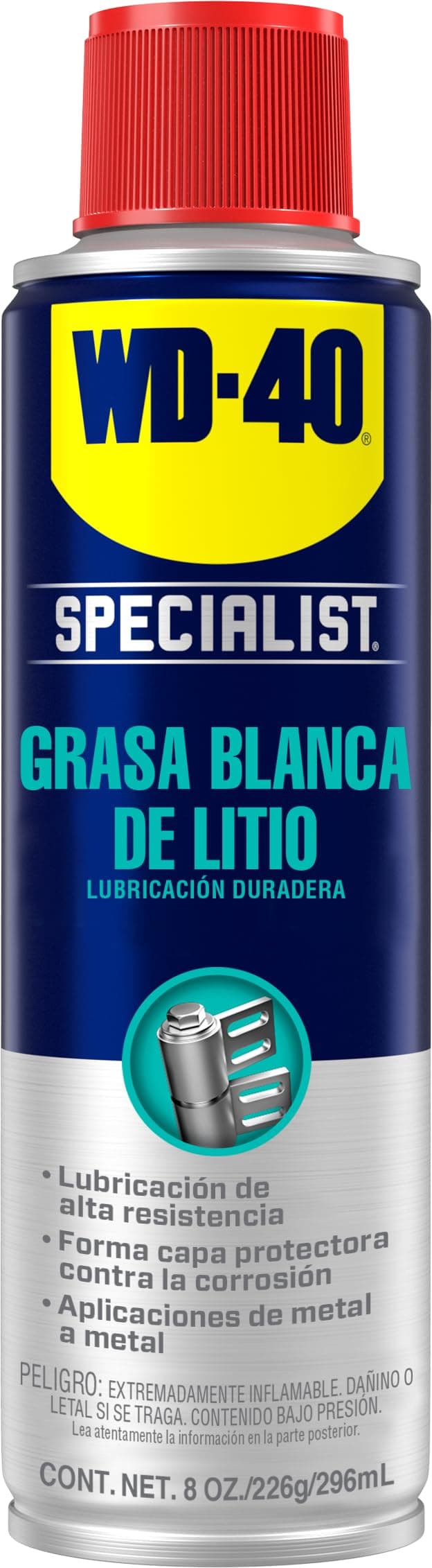 WD-40 Specialist Grasa Blanca de Litio, 307 ml