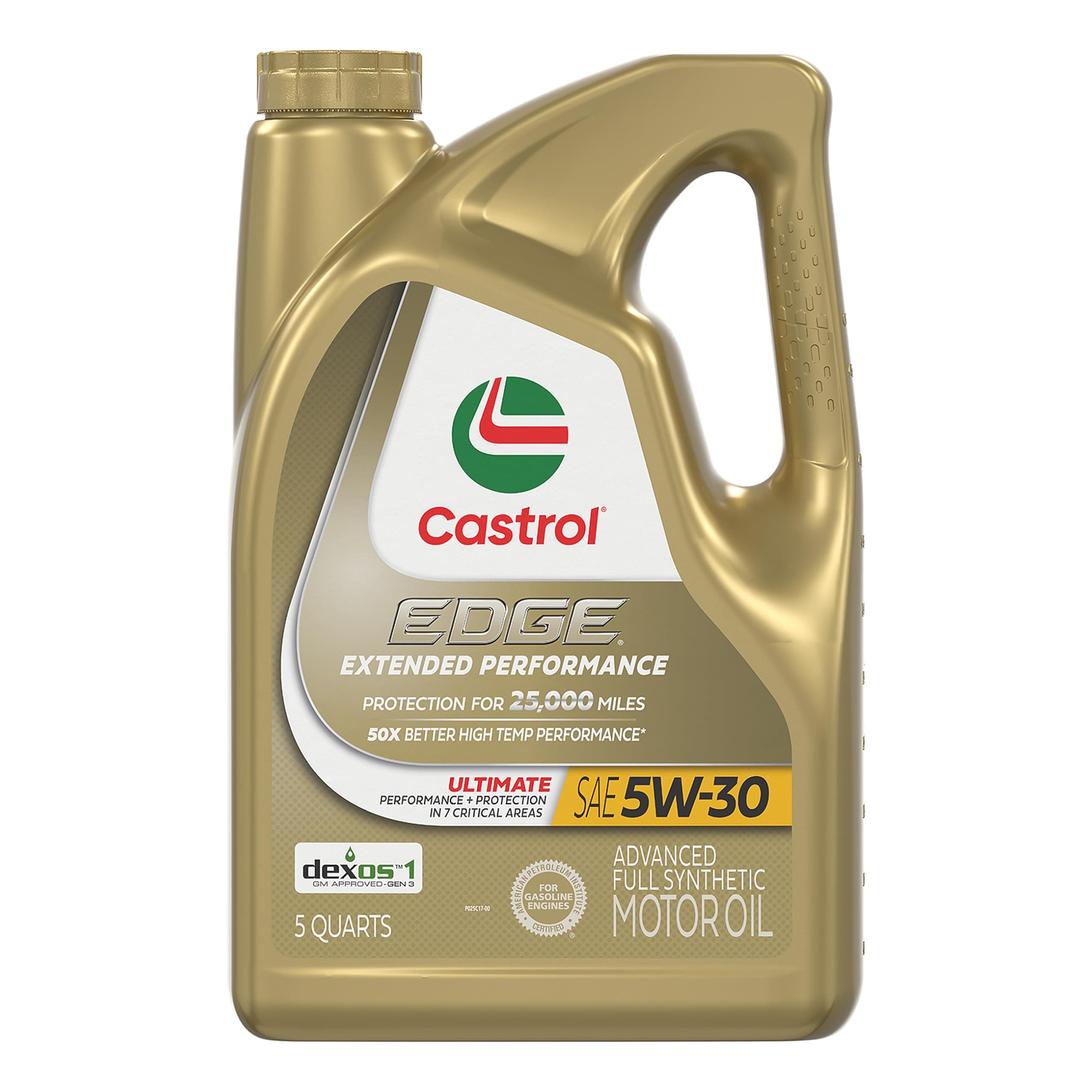 Castrol 1597B1 Edge Extended Performance 5W-30 Aceite de Motor sintético Completo, 5 Cuartos de
