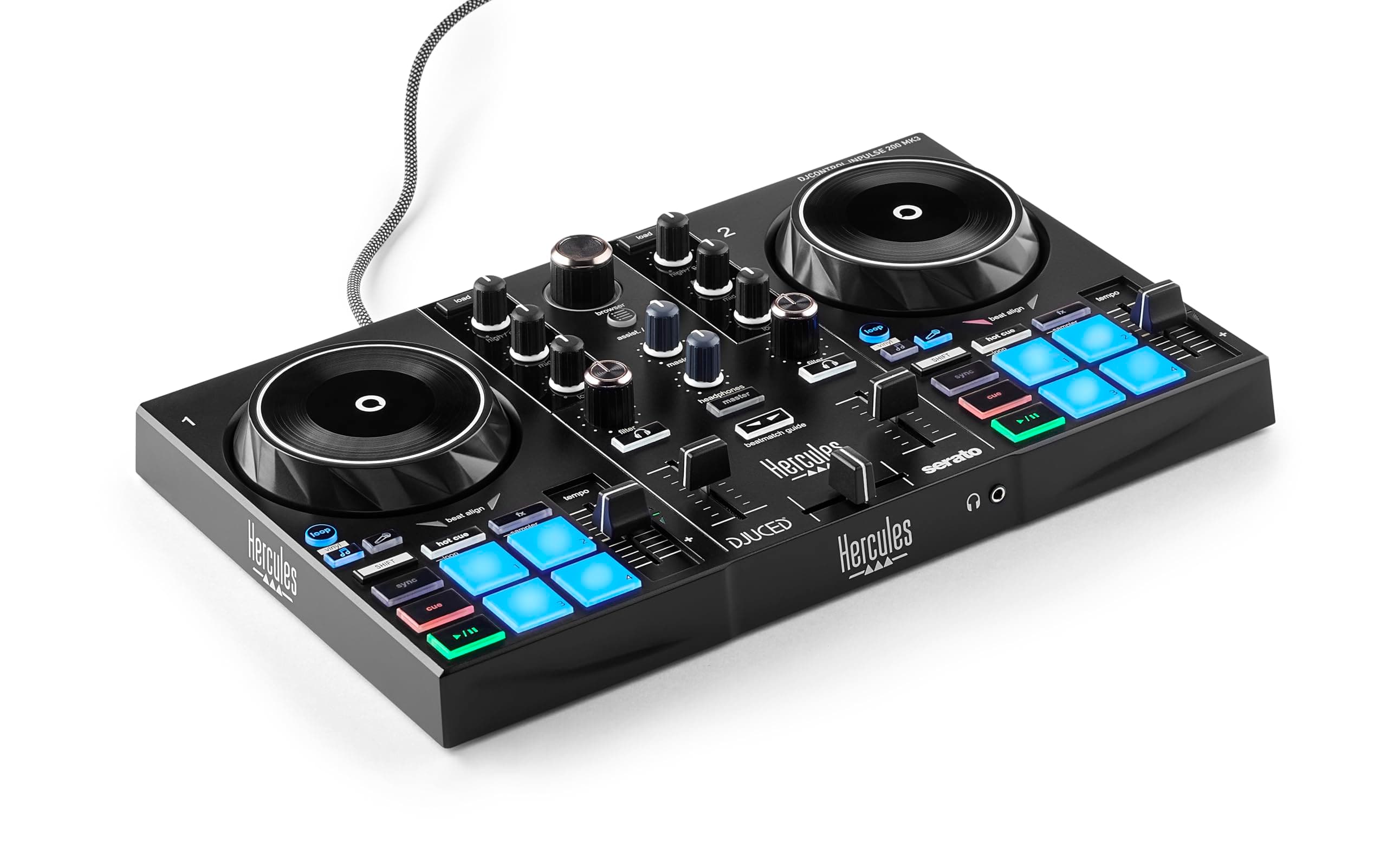 Hercules DJControl Inpulse 200 MK3 – Controladora de DJ ideal para empezar a pinchar