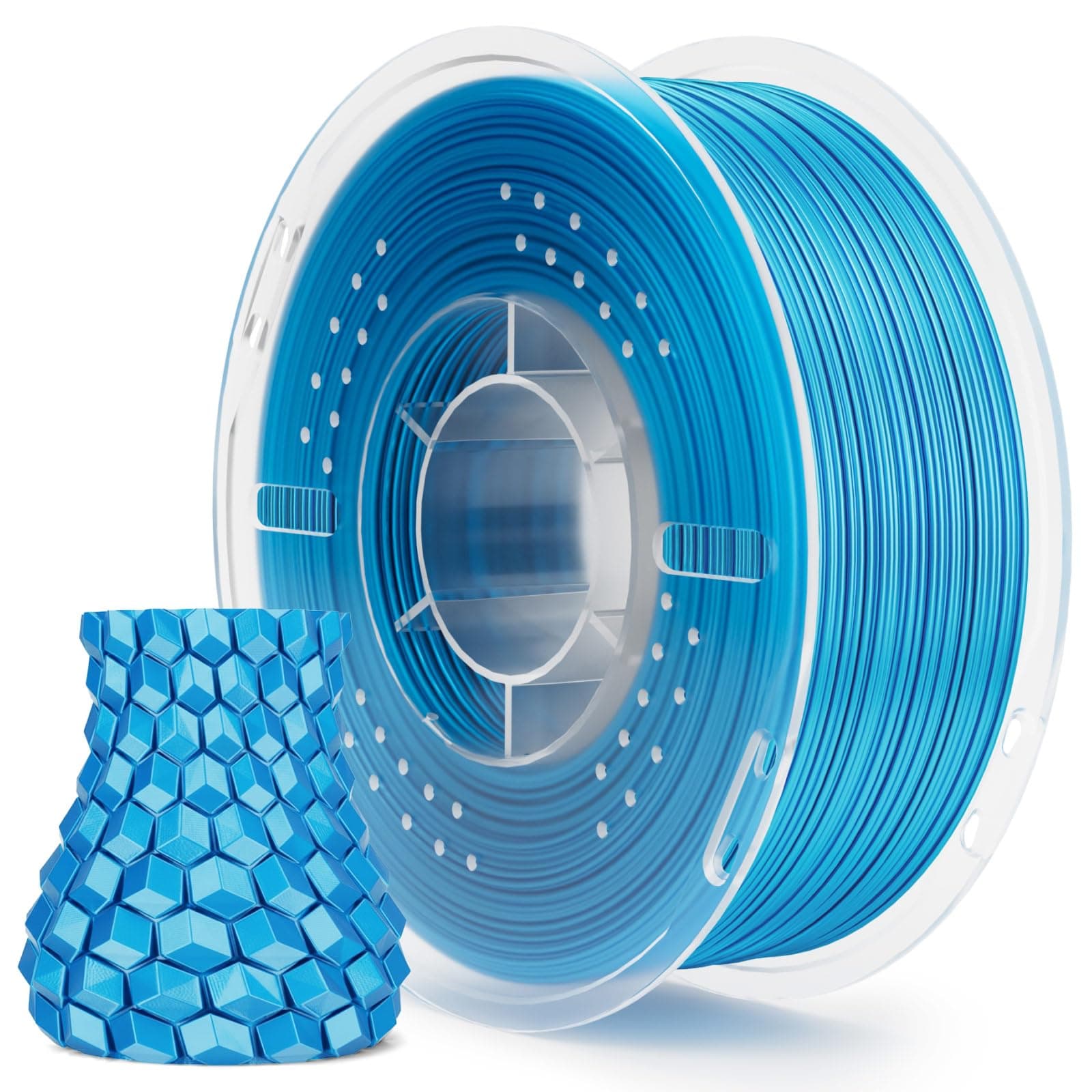 ELEGOO Filamento PLA Silk 1.75 1KG Azul Cielo de Seda