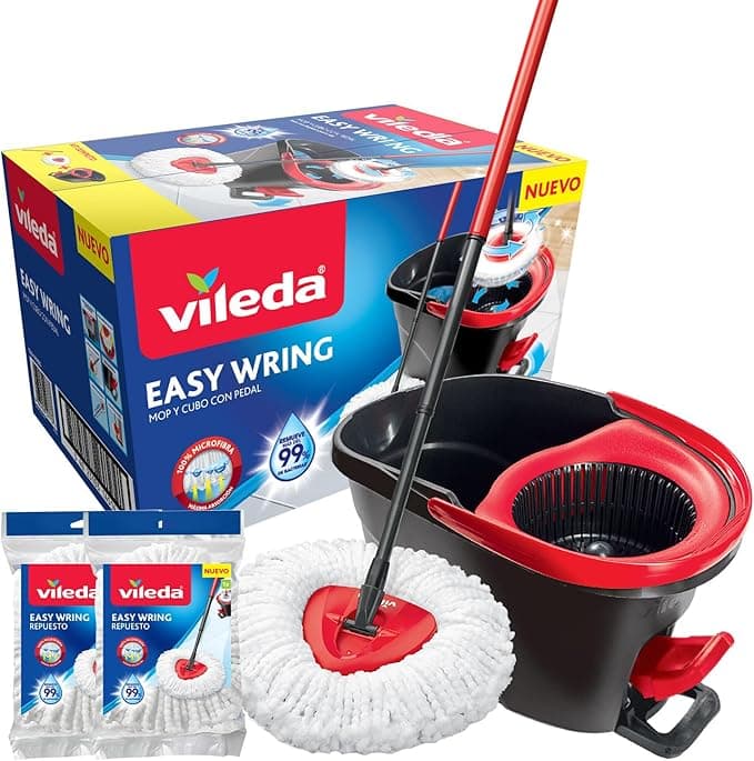 Vileda Easy Wring Trapeador Microfibra y Cubeta
