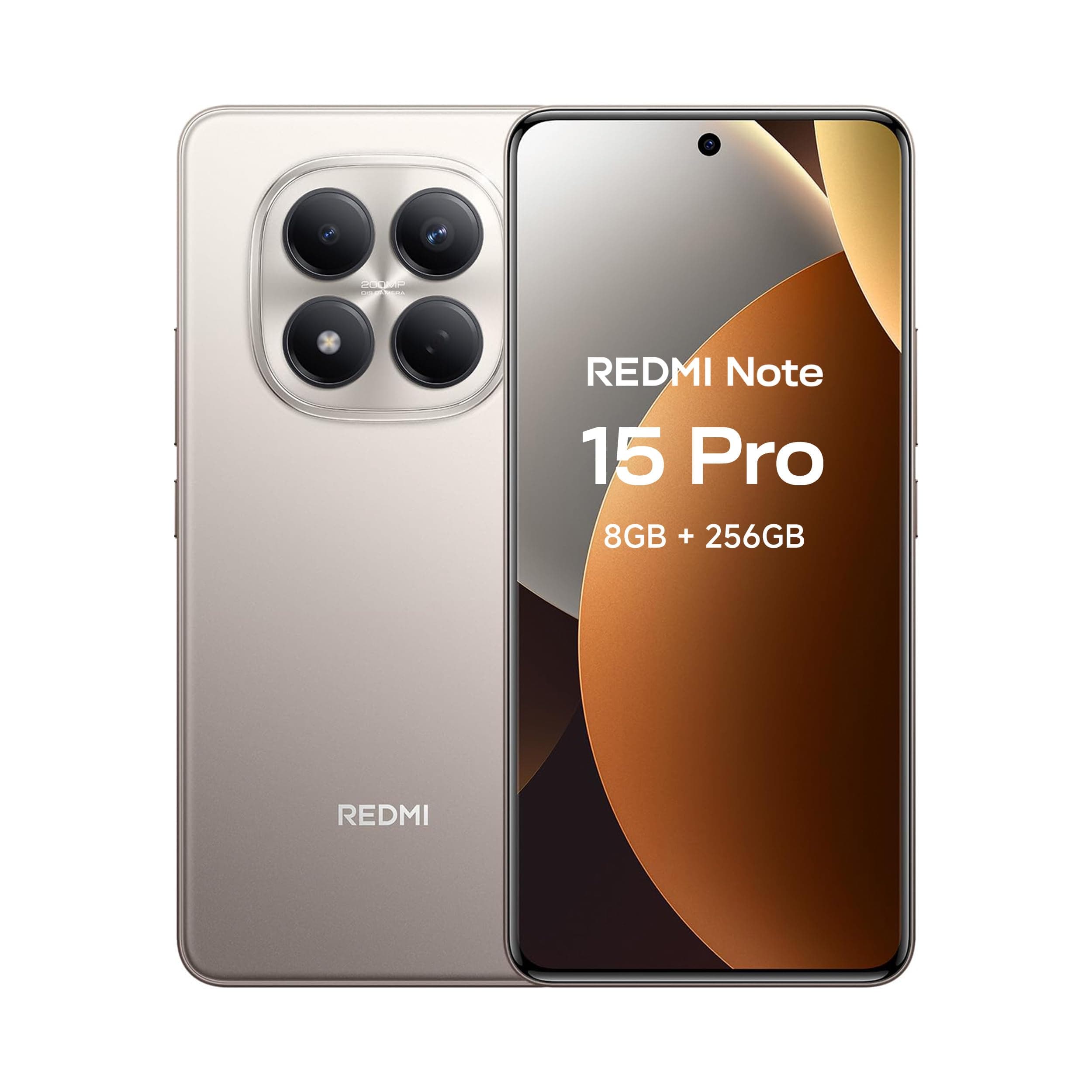 XIAOMI REDMI Note 15 Pro Titanio Celular 8G+RAM 256G ROM Cámara de 200MP